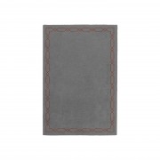 DIAMOND CHARCOAL GRAY AREA RUG