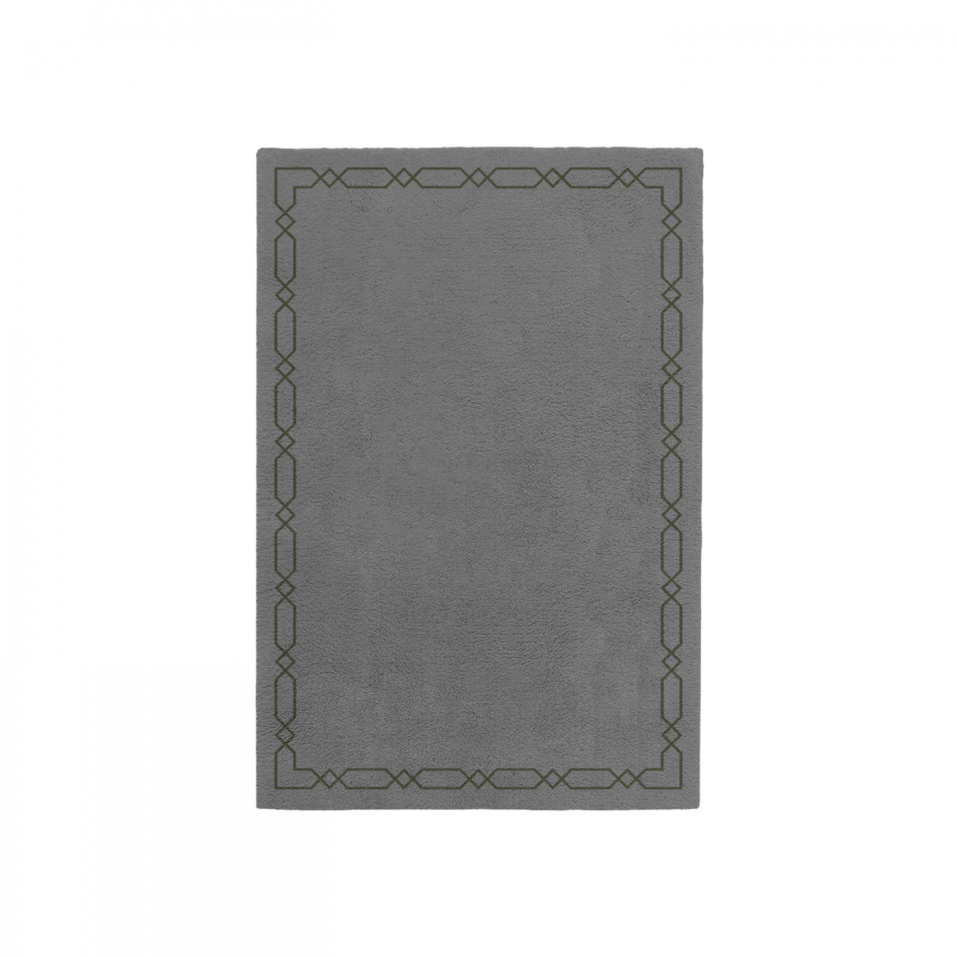 DIAMOND CHARCOAL GRAY AREA RUG