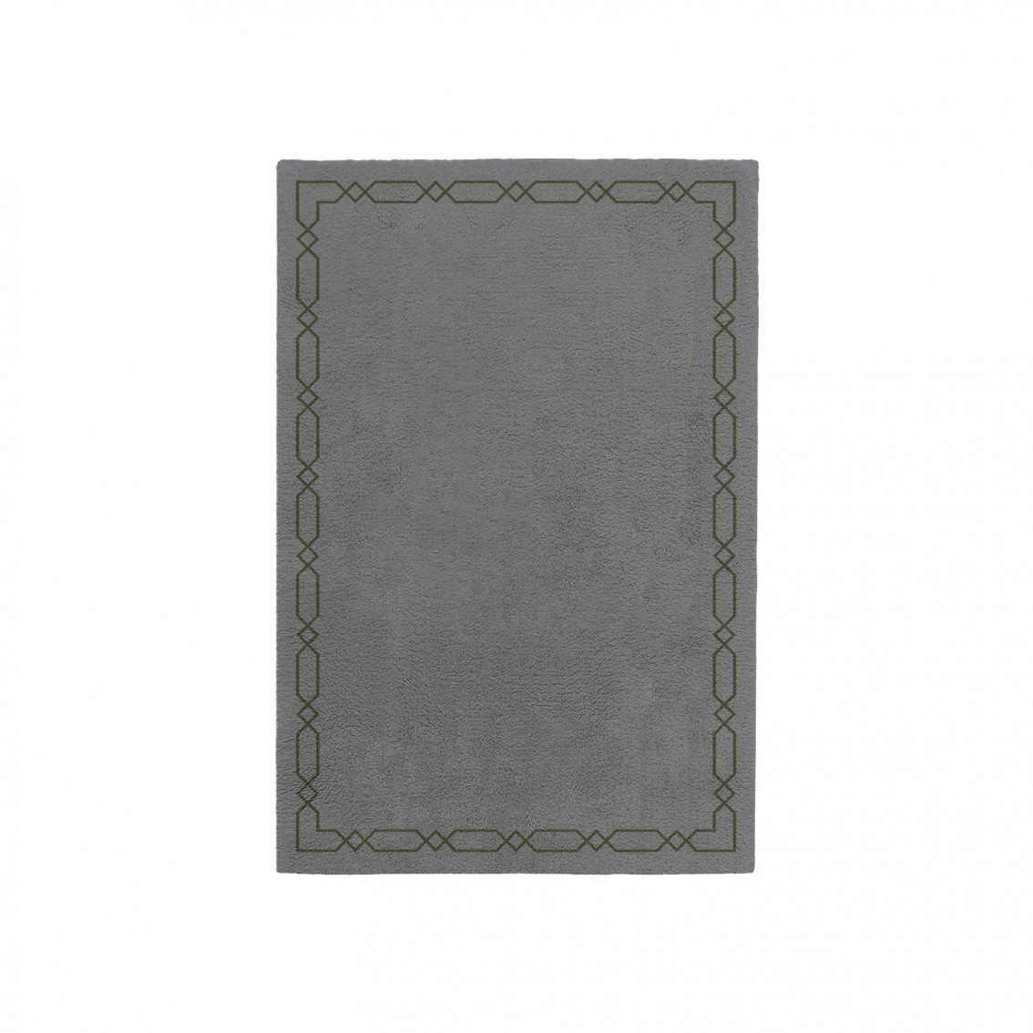 DIAMOND CHARCOAL GRAY AREA RUG