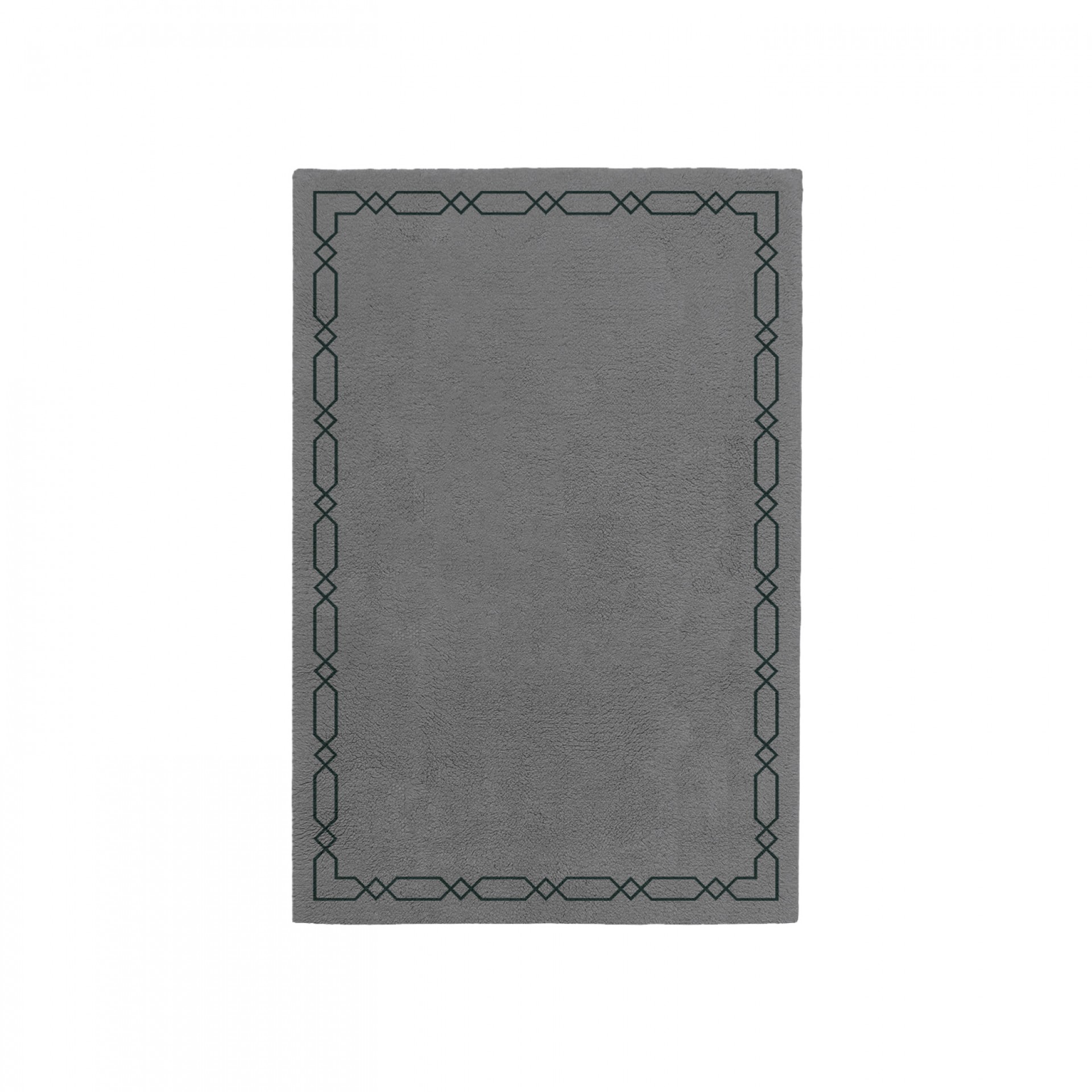 DIAMOND CHARCOAL GRAY AREA RUG