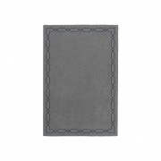 DIAMOND CHARCOAL GRAY AREA RUG