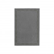 DIAMOND CHARCOAL GRAY AREA RUG
