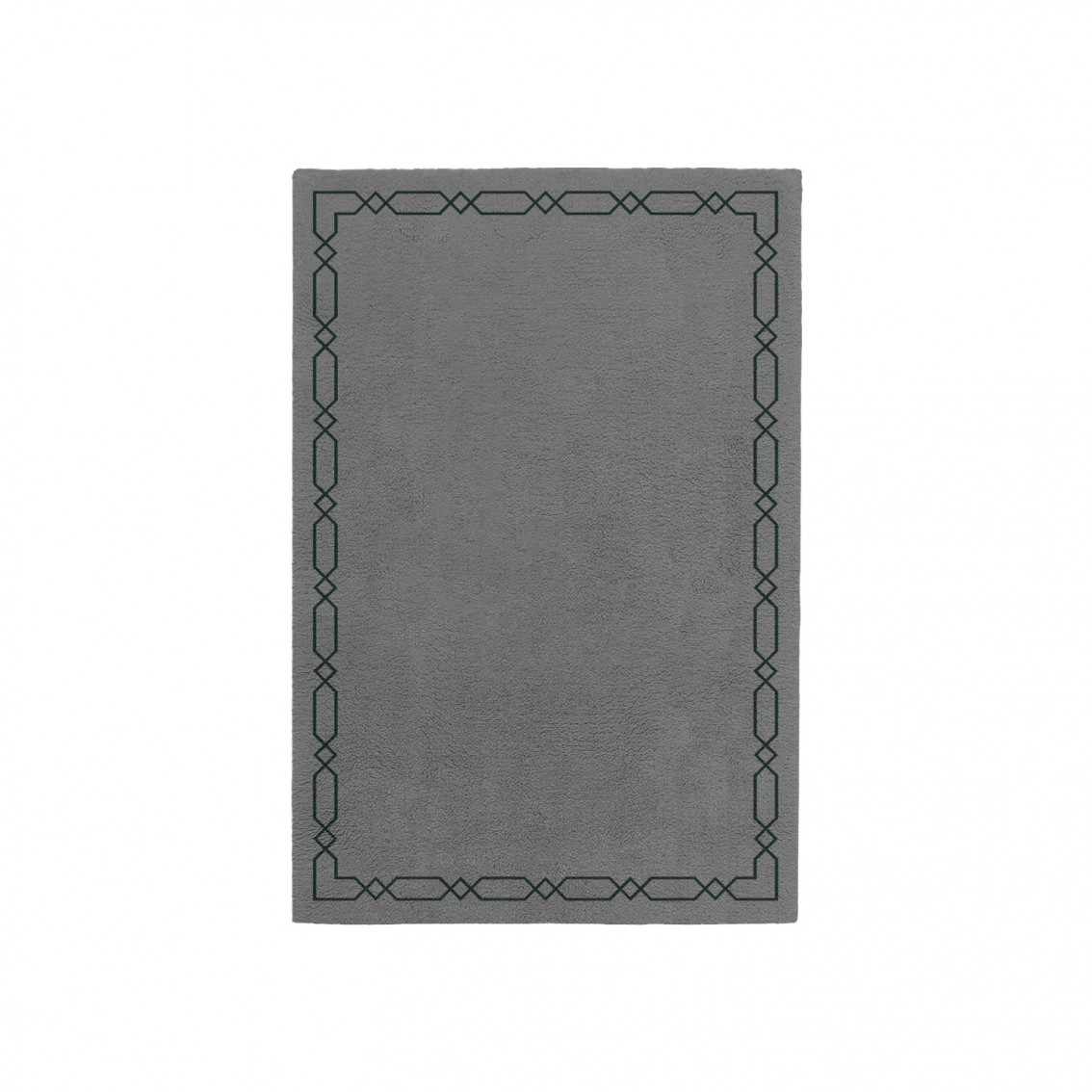 DIAMOND CHARCOAL GRAY AREA RUG