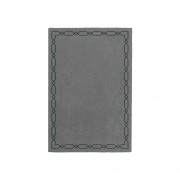DIAMOND CHARCOAL GRAY AREA RUG