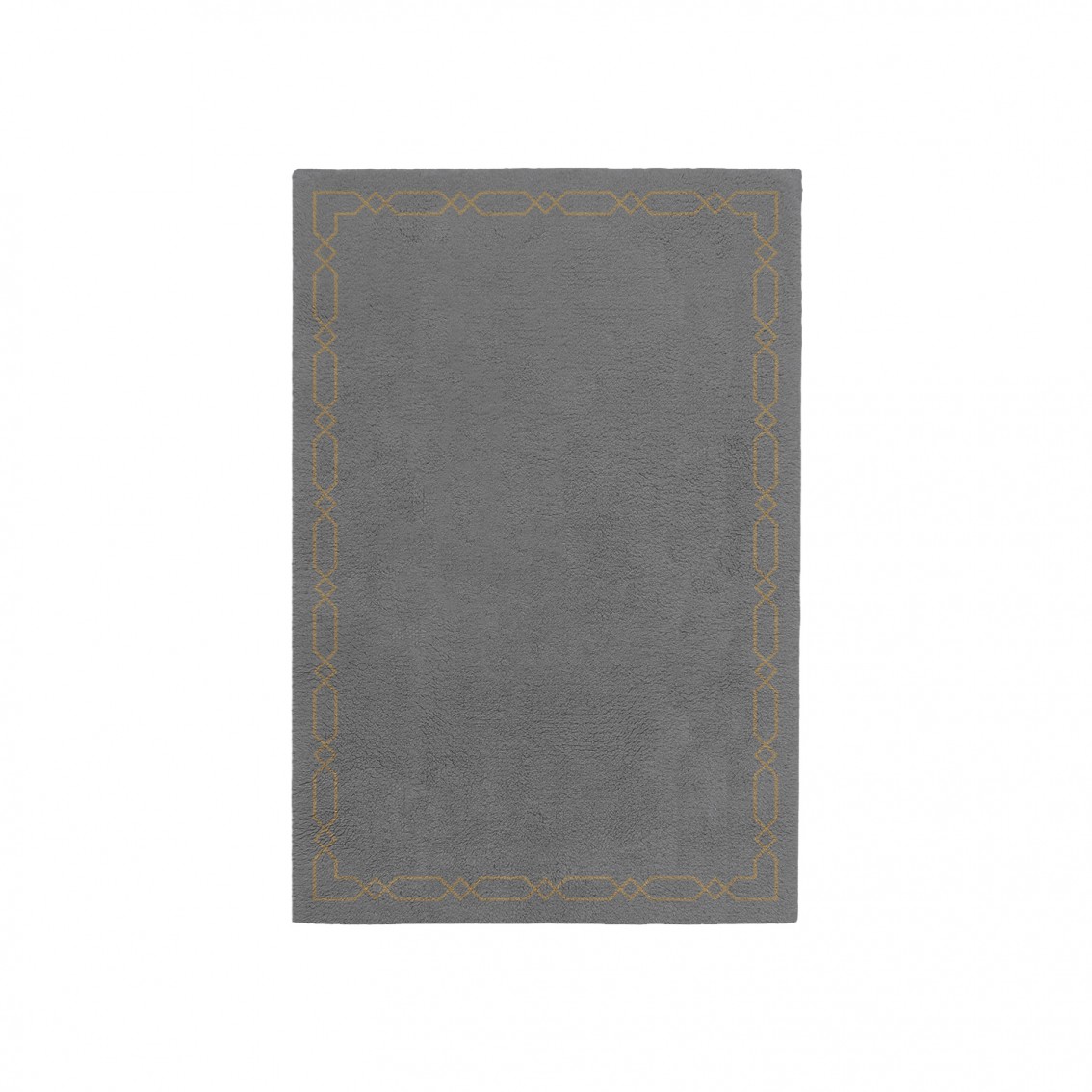 DIAMOND CHARCOAL GRAY AREA RUG