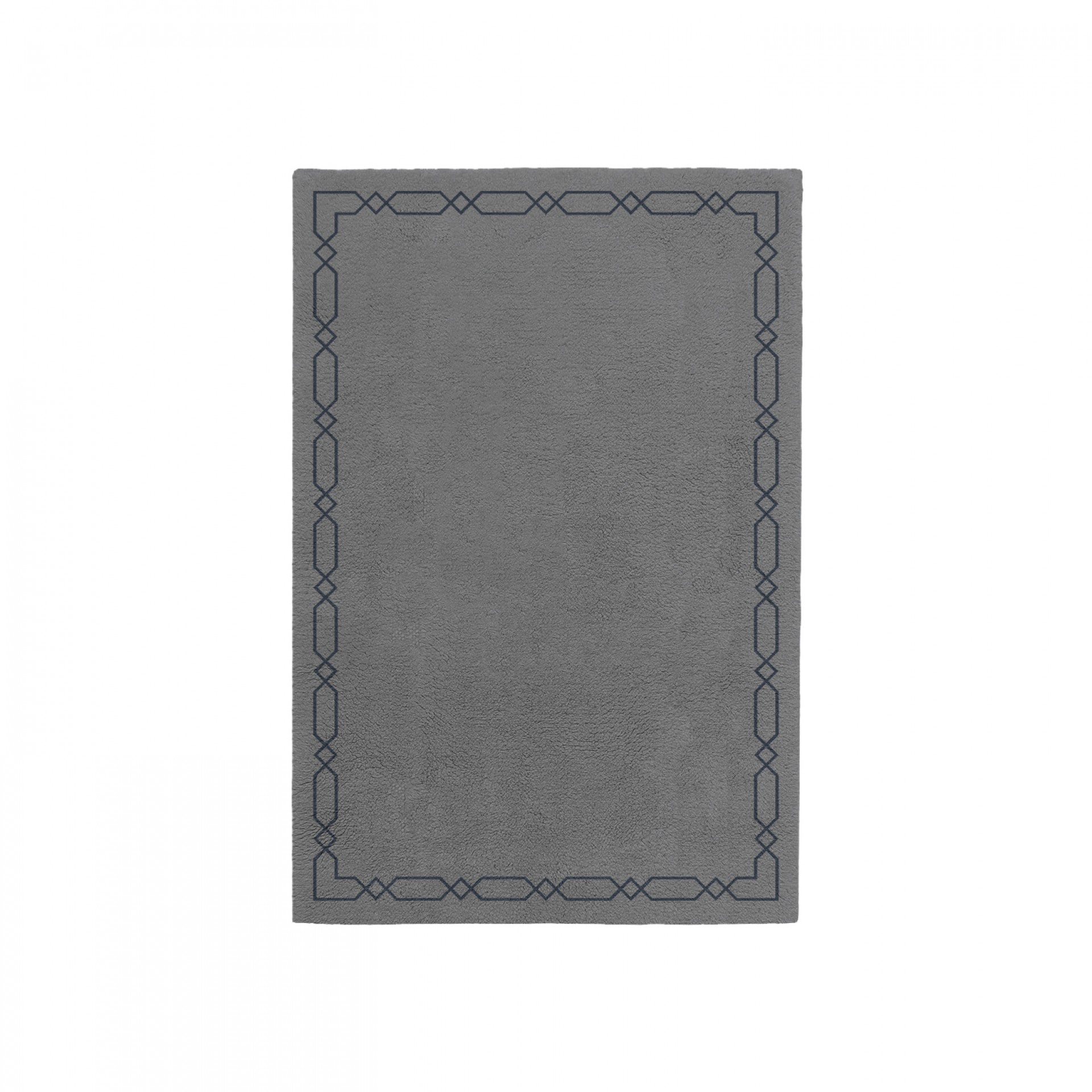 DIAMOND CHARCOAL GRAY AREA RUG