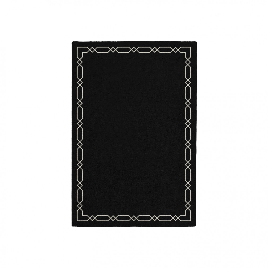 DIAMOND BLACK AREA RUG