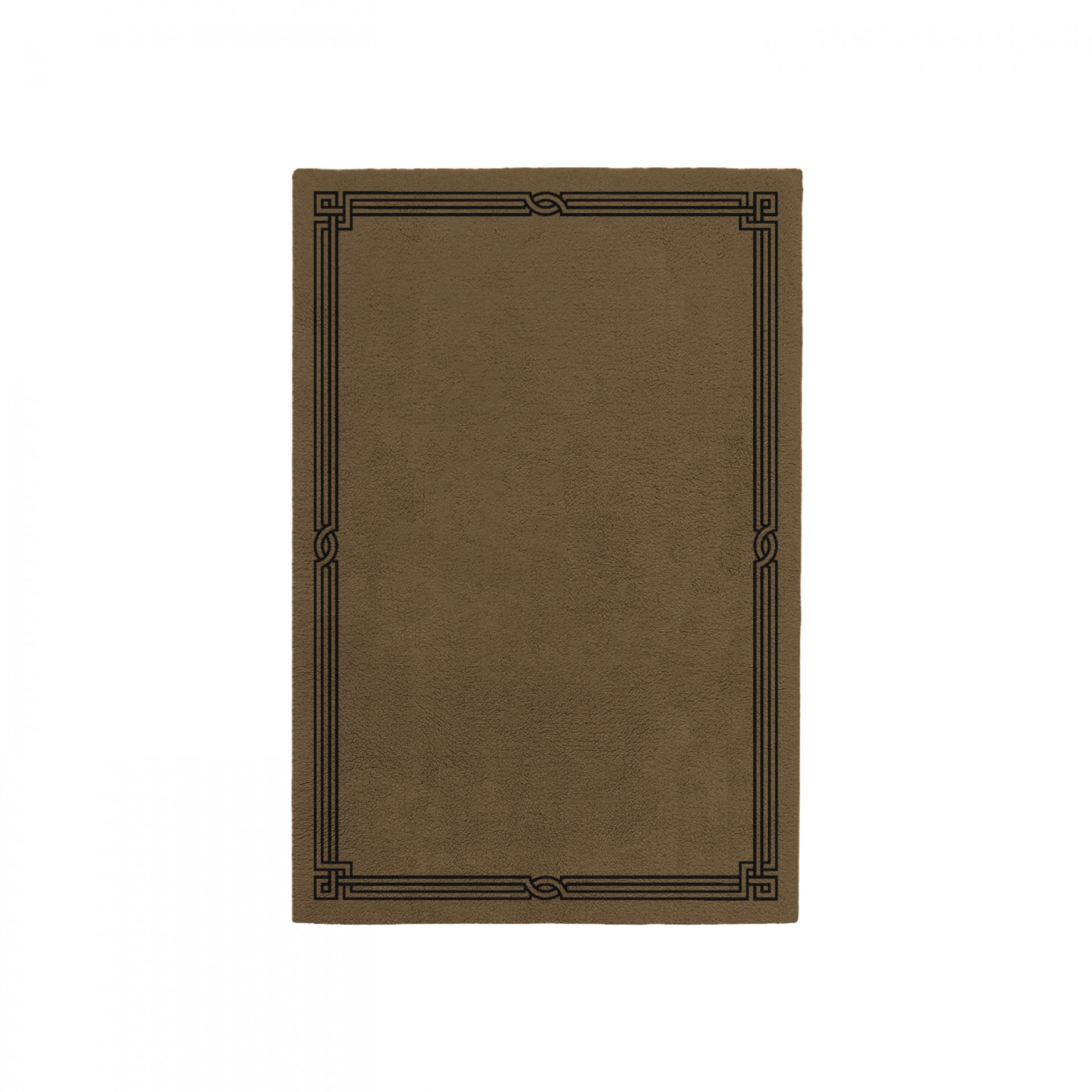 ELEGANCE EARTH BROWN AREA RUG