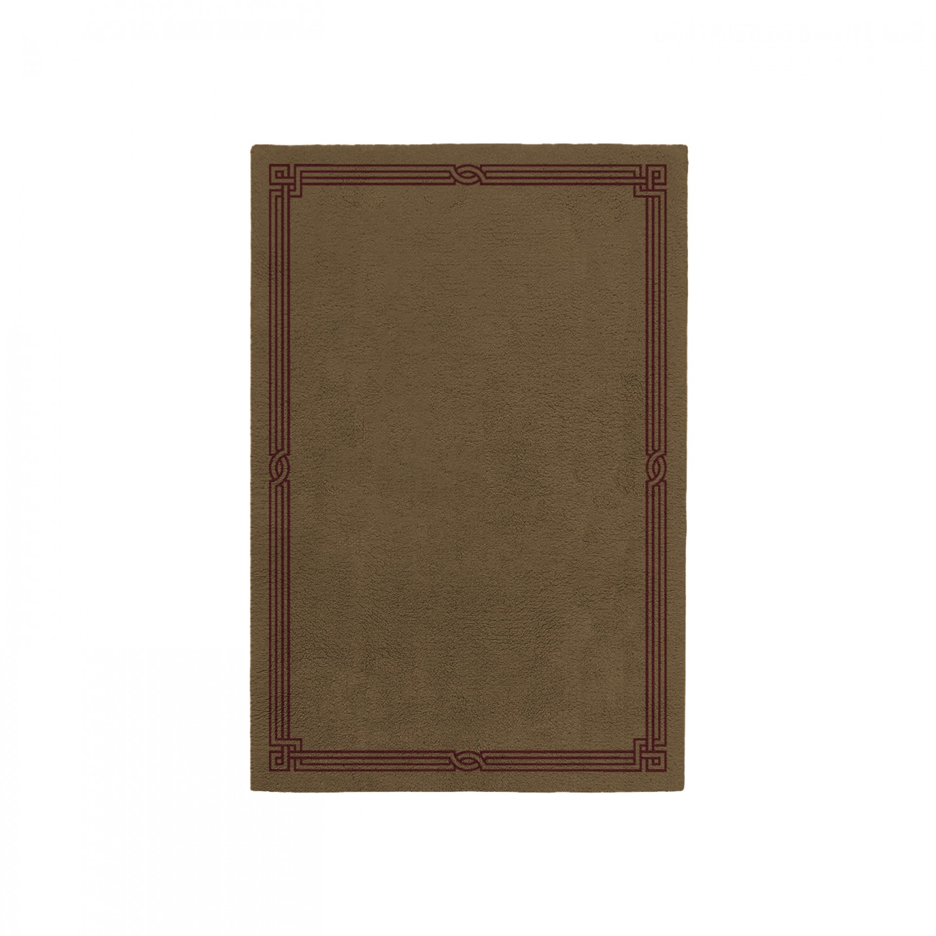 ELEGANCE EARTH BROWN AREA RUG