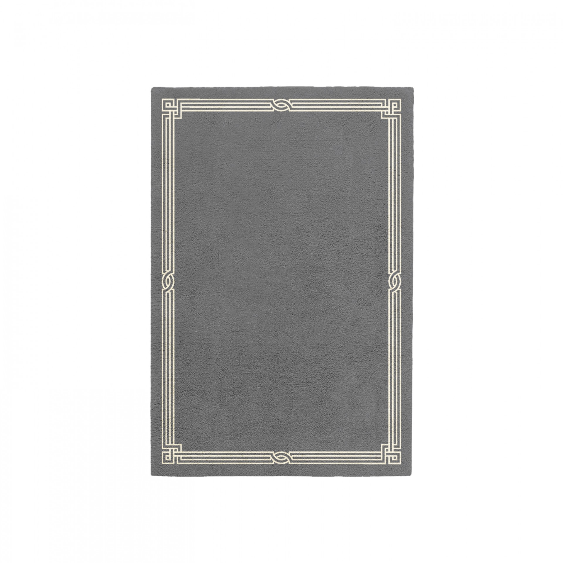 ELEGANCE CHARCOAL GRAY AREA RUG