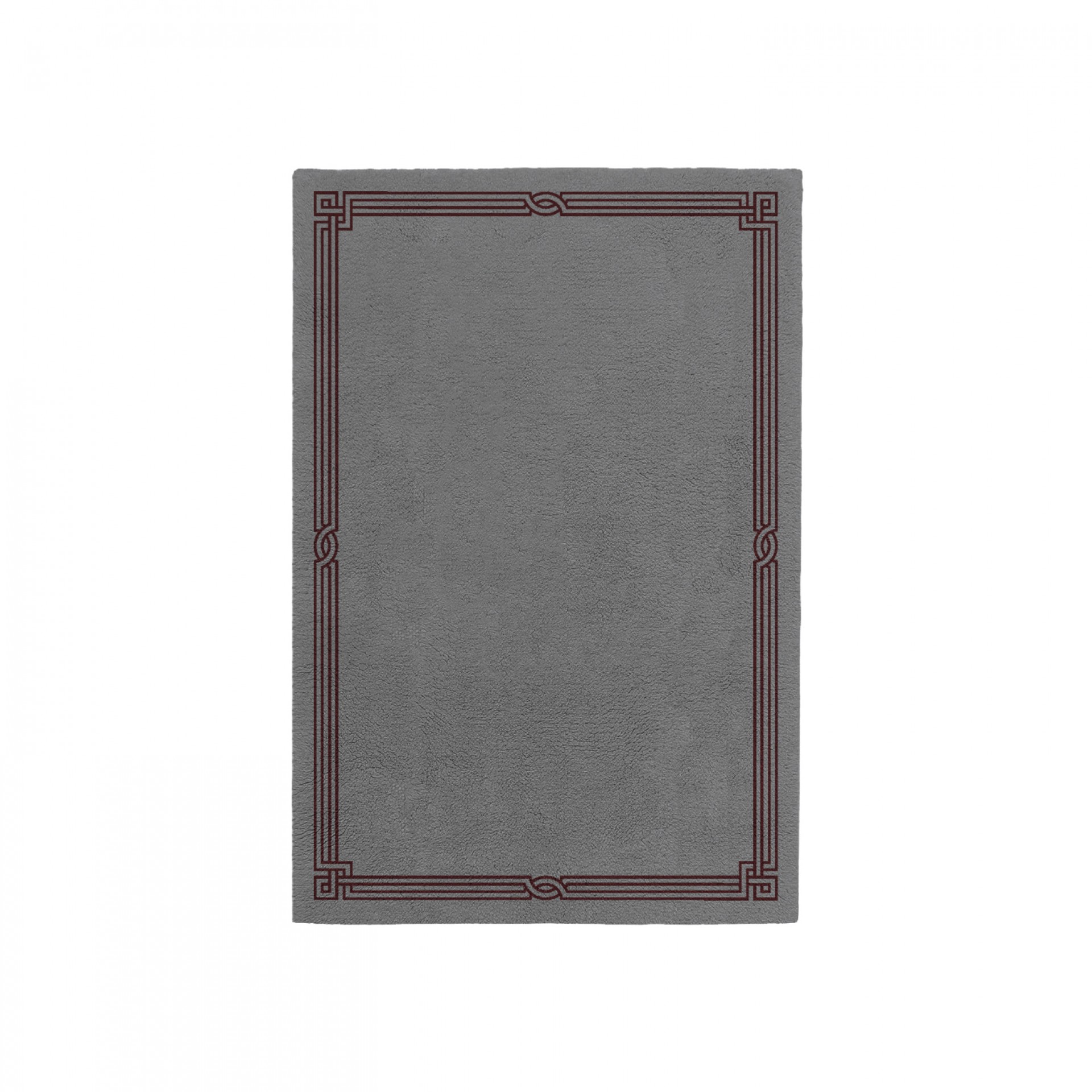 ELEGANCE CHARCOAL GRAY AREA RUG