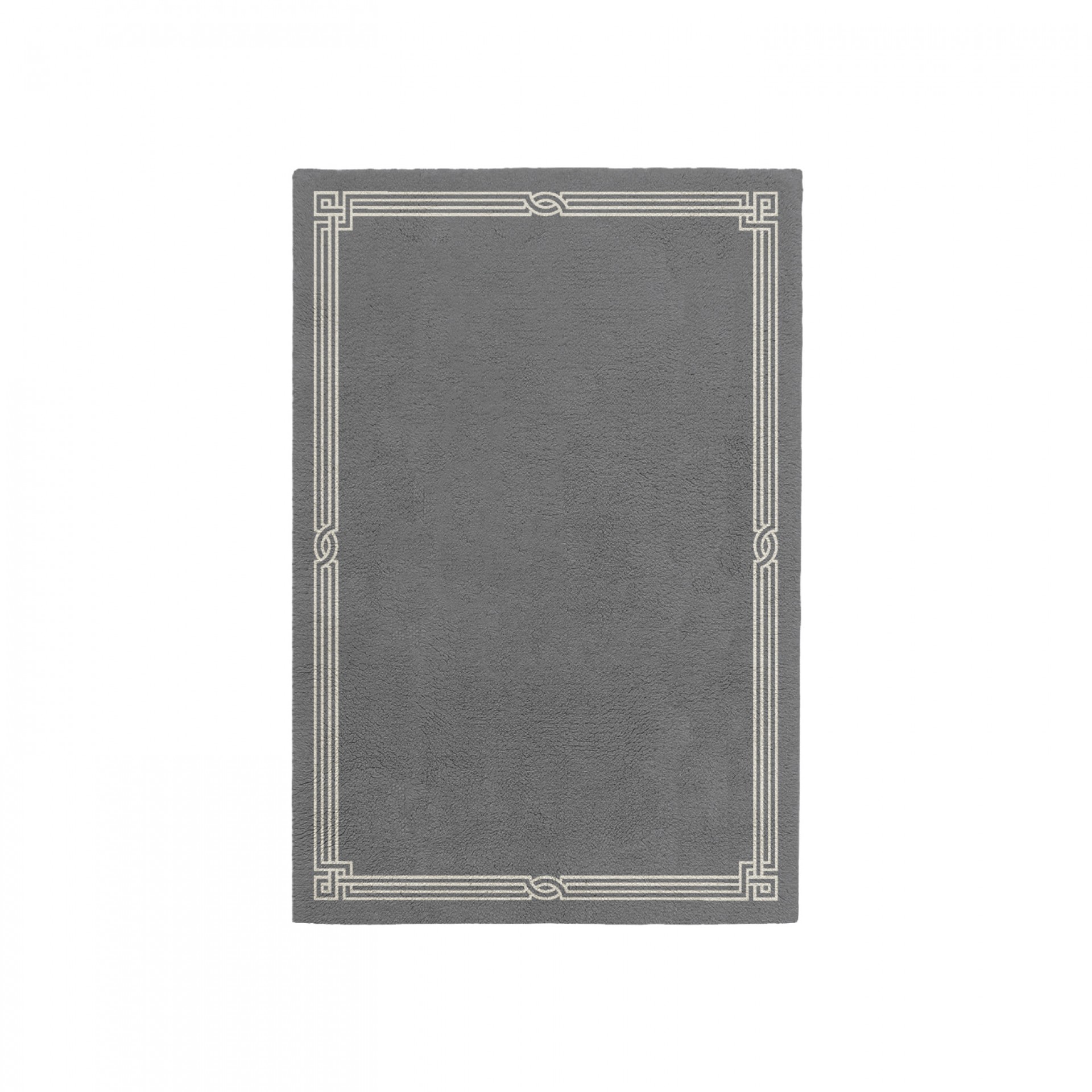 ELEGANCE CHARCOAL GRAY AREA RUG