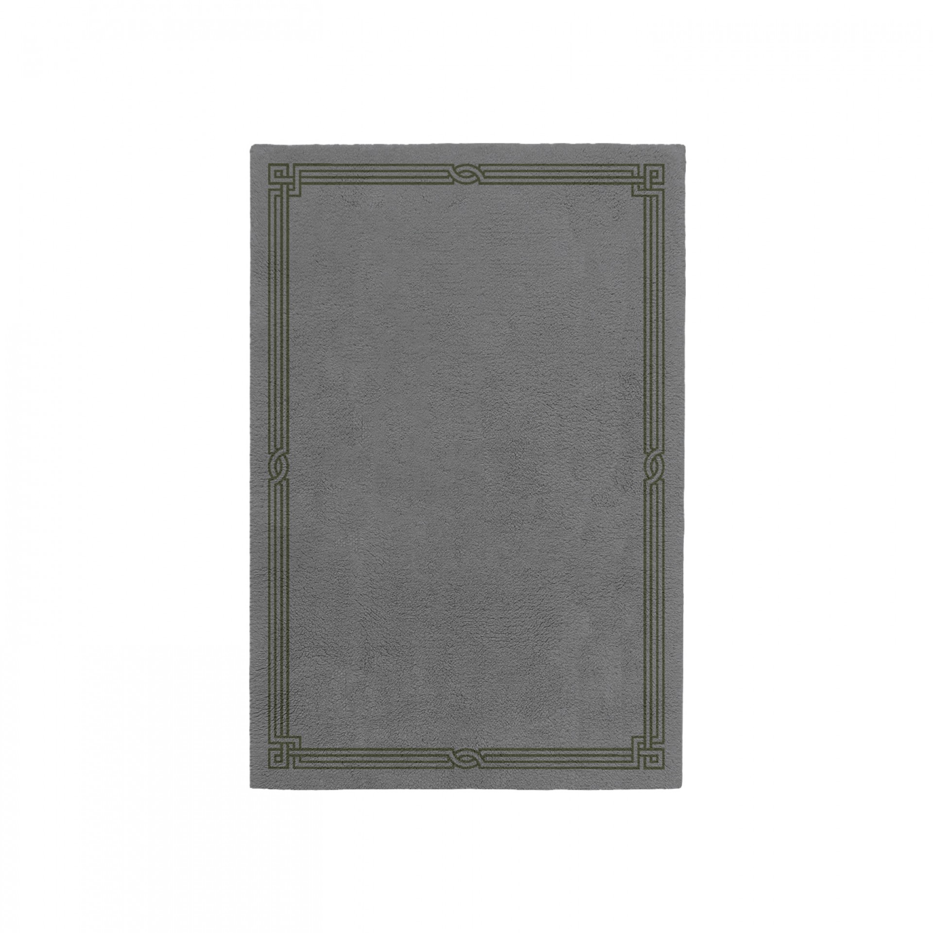 ELEGANCE CHARCOAL GRAY AREA RUG