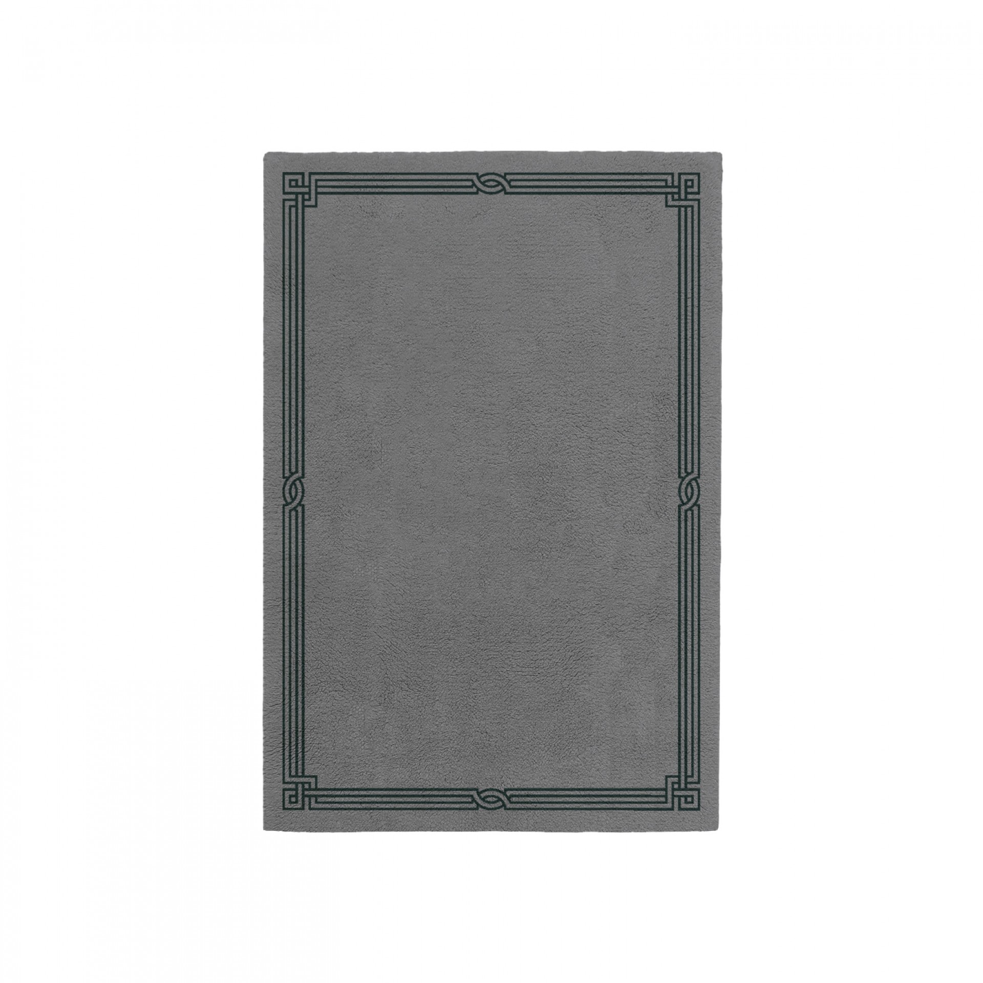 ELEGANCE CHARCOAL GRAY AREA RUG