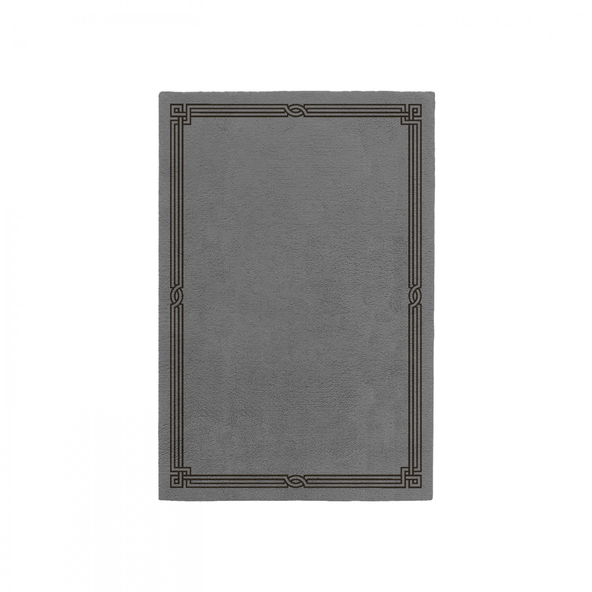 ELEGANCE CHARCOAL GRAY AREA RUG