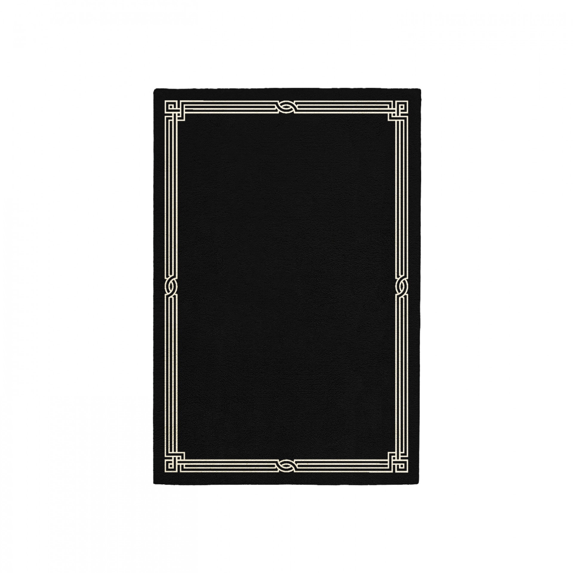 ELEGANCE BLACK AREA RUG