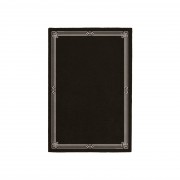 ELEGANCE DEEP BROWN AREA RUG