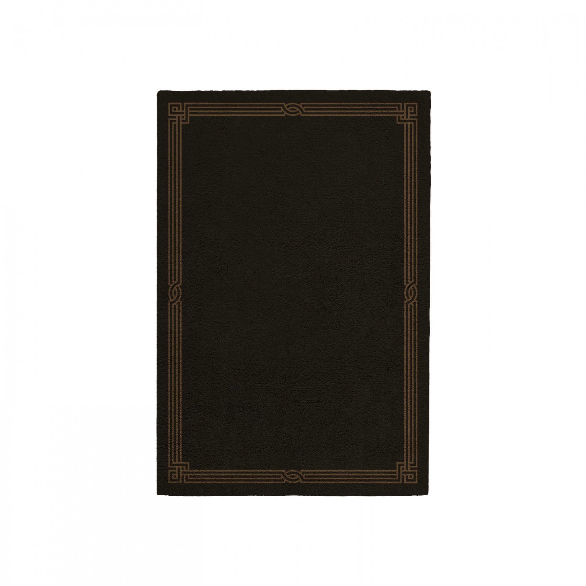 ELEGANCE DEEP BROWN AREA RUG