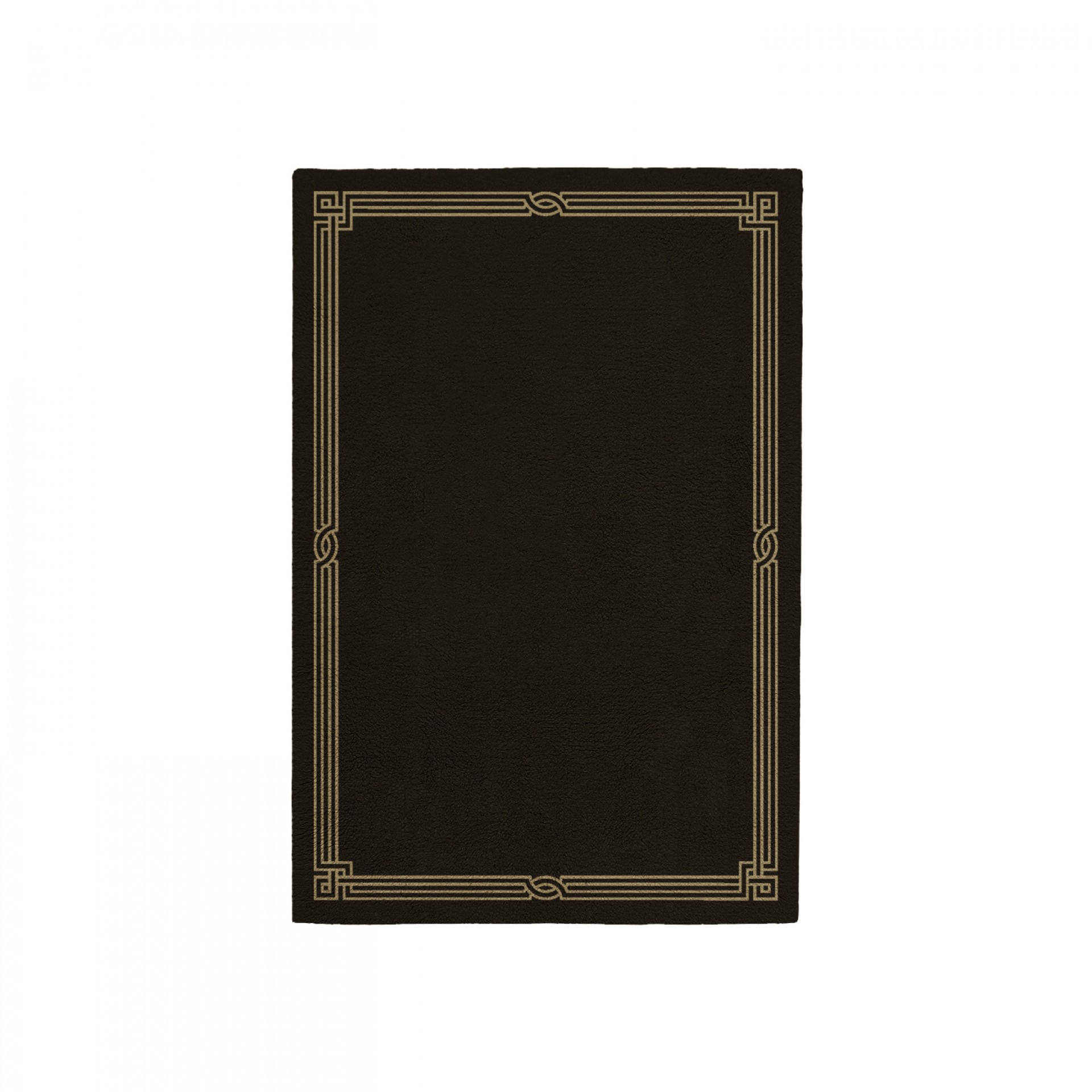 ELEGANCE DEEP BROWN AREA RUG