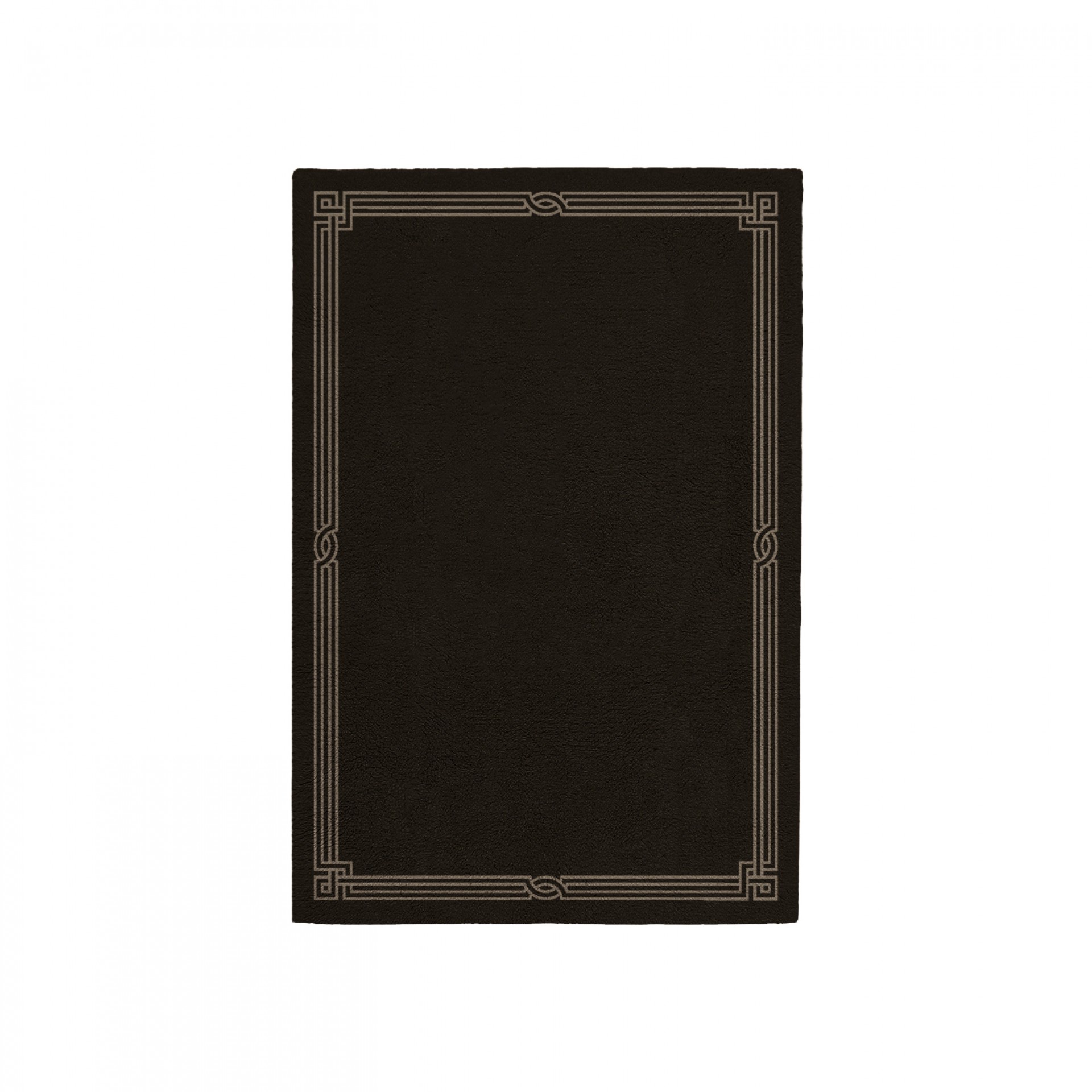 ELEGANCE DEEP BROWN AREA RUG