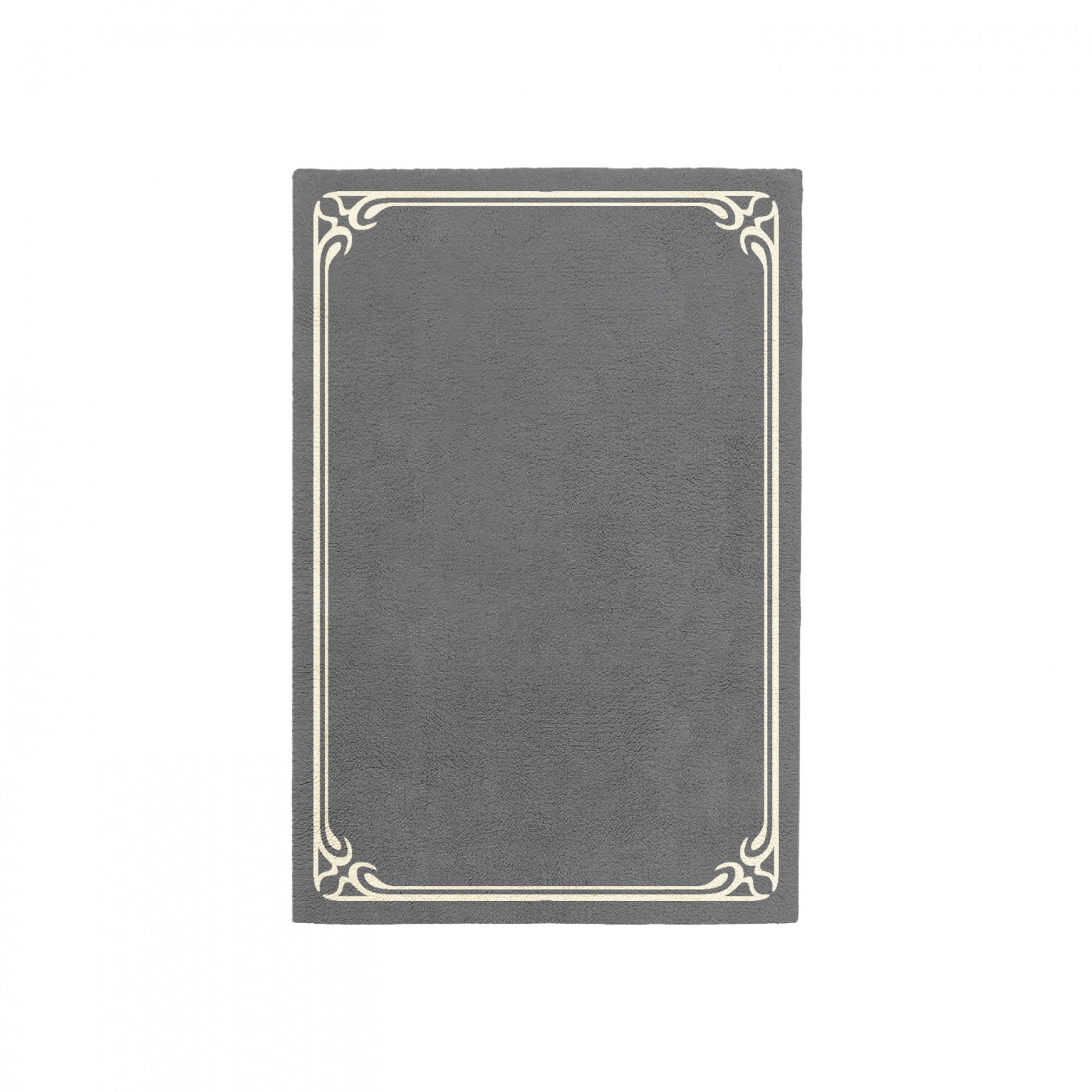 MAJESTIC CHARCOAL GRAY AREA RUG