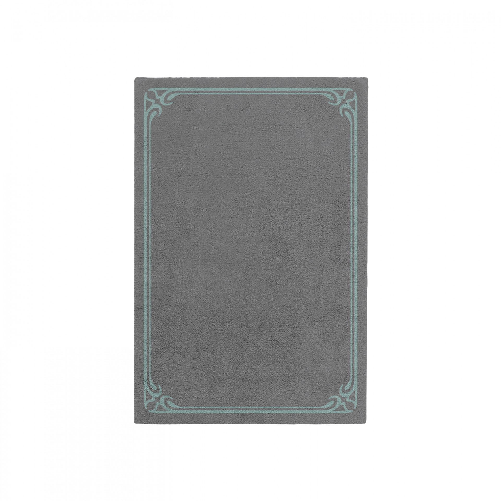 MAJESTIC CHARCOAL GRAY AREA RUG