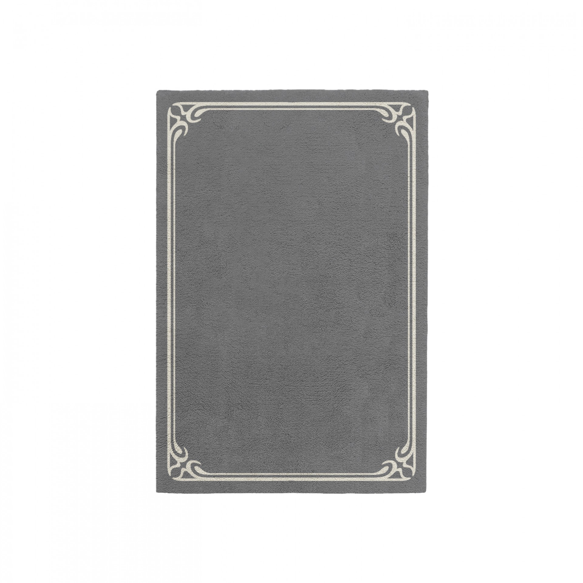 MAJESTIC CHARCOAL GRAY AREA RUG