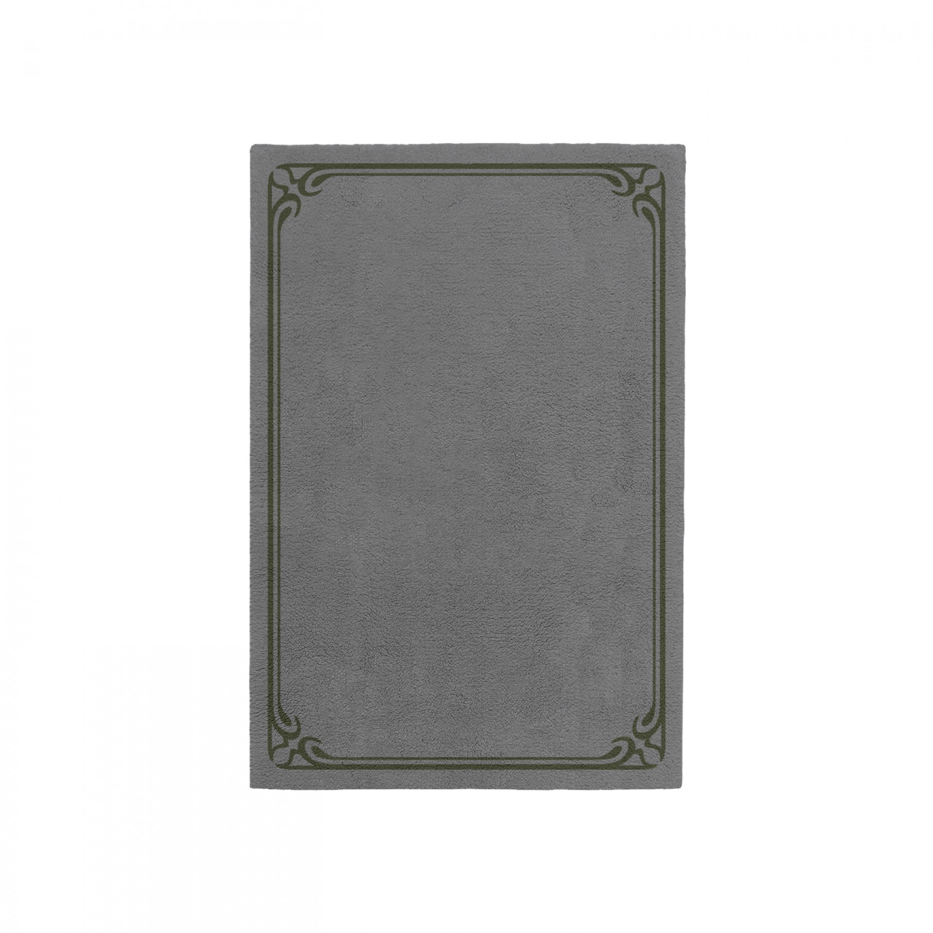 MAJESTIC CHARCOAL GRAY AREA RUG