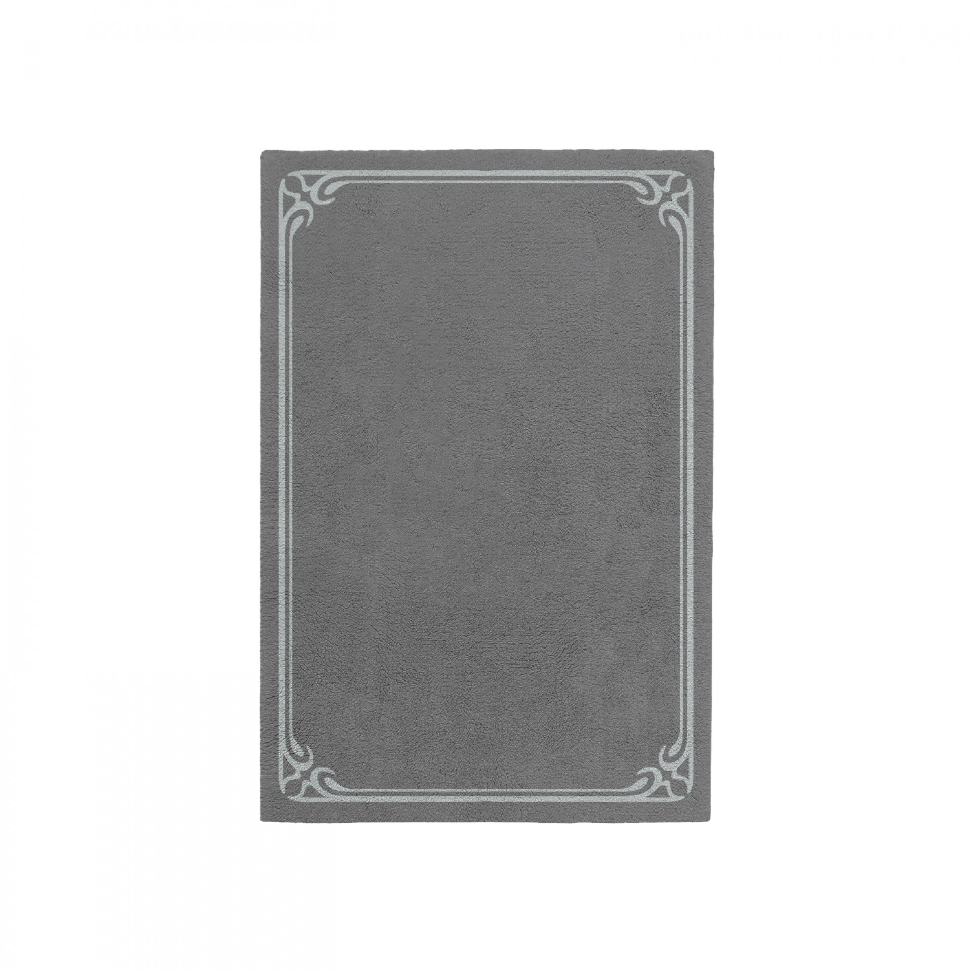 MAJESTIC CHARCOAL GRAY AREA RUG