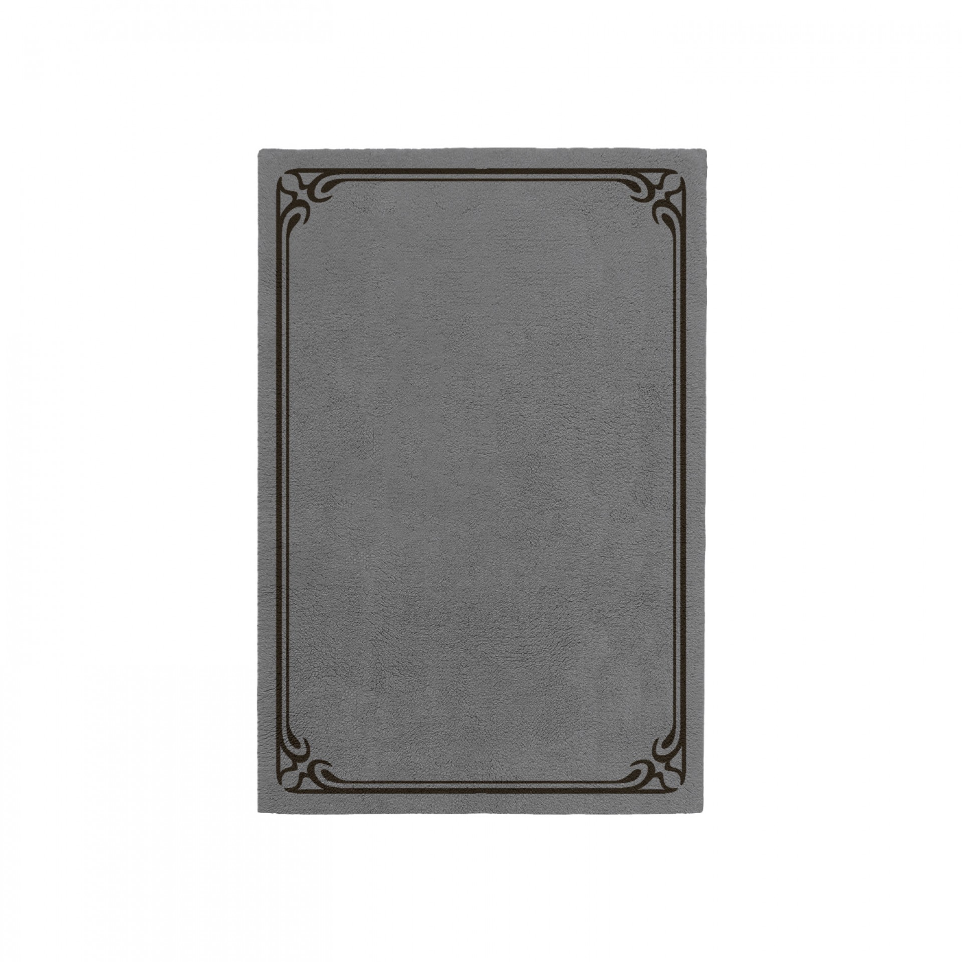 MAJESTIC CHARCOAL GRAY AREA RUG