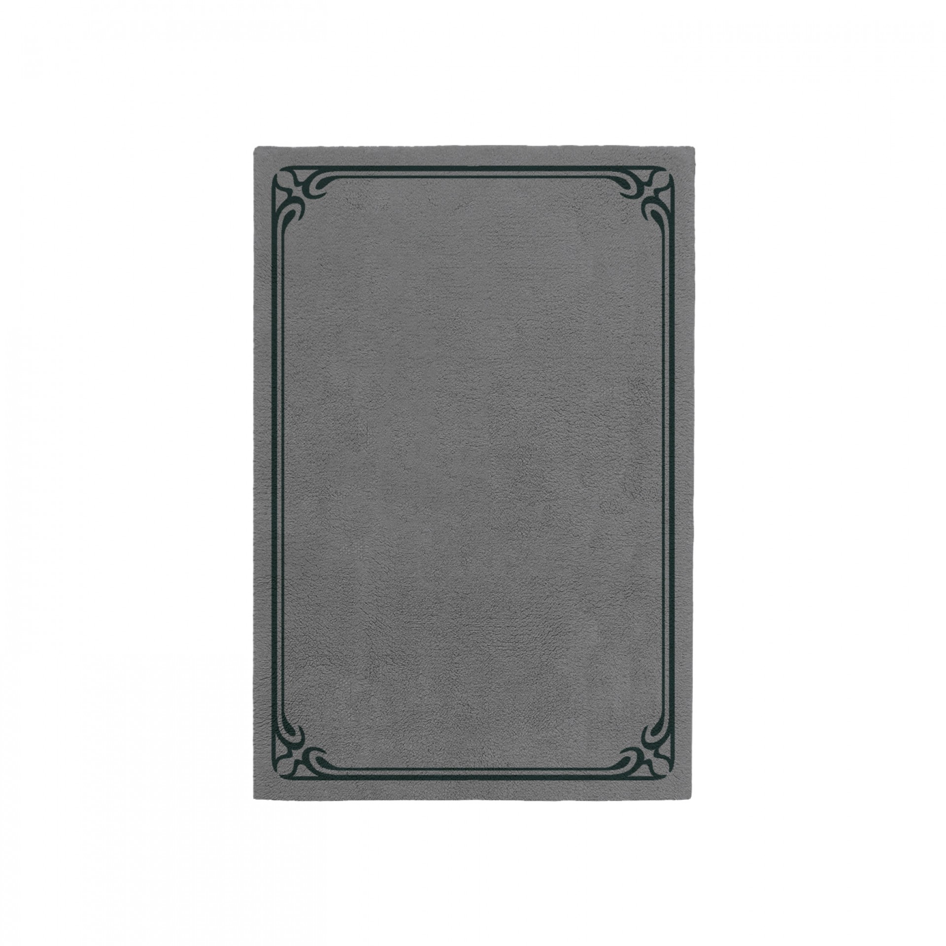 MAJESTIC CHARCOAL GRAY AREA RUG