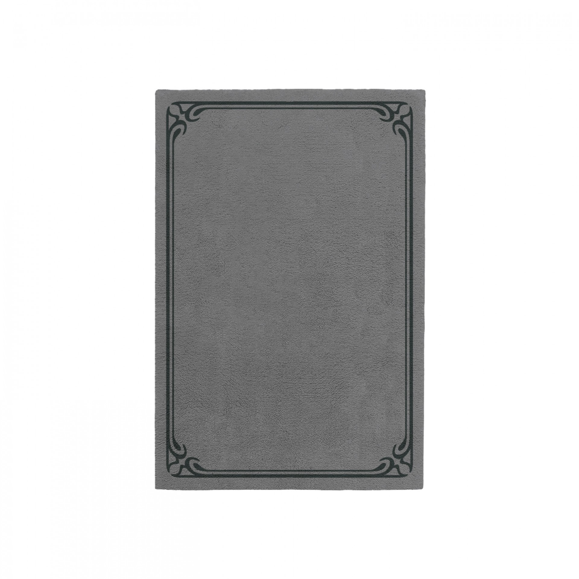 MAJESTIC CHARCOAL GRAY AREA RUG