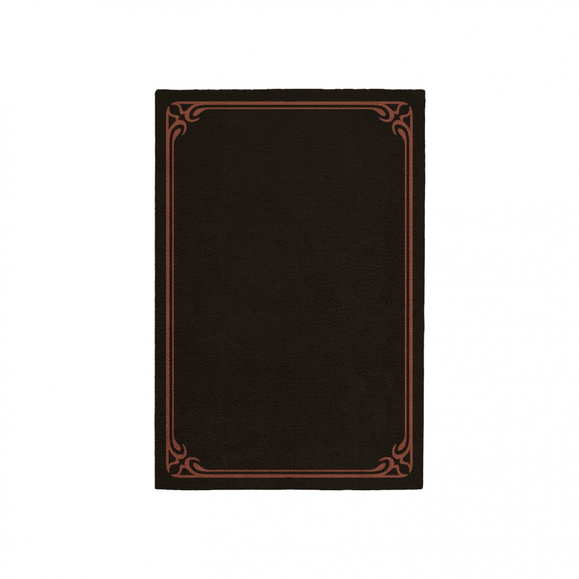 MAJESTIC DEEP BROWN AREA RUG