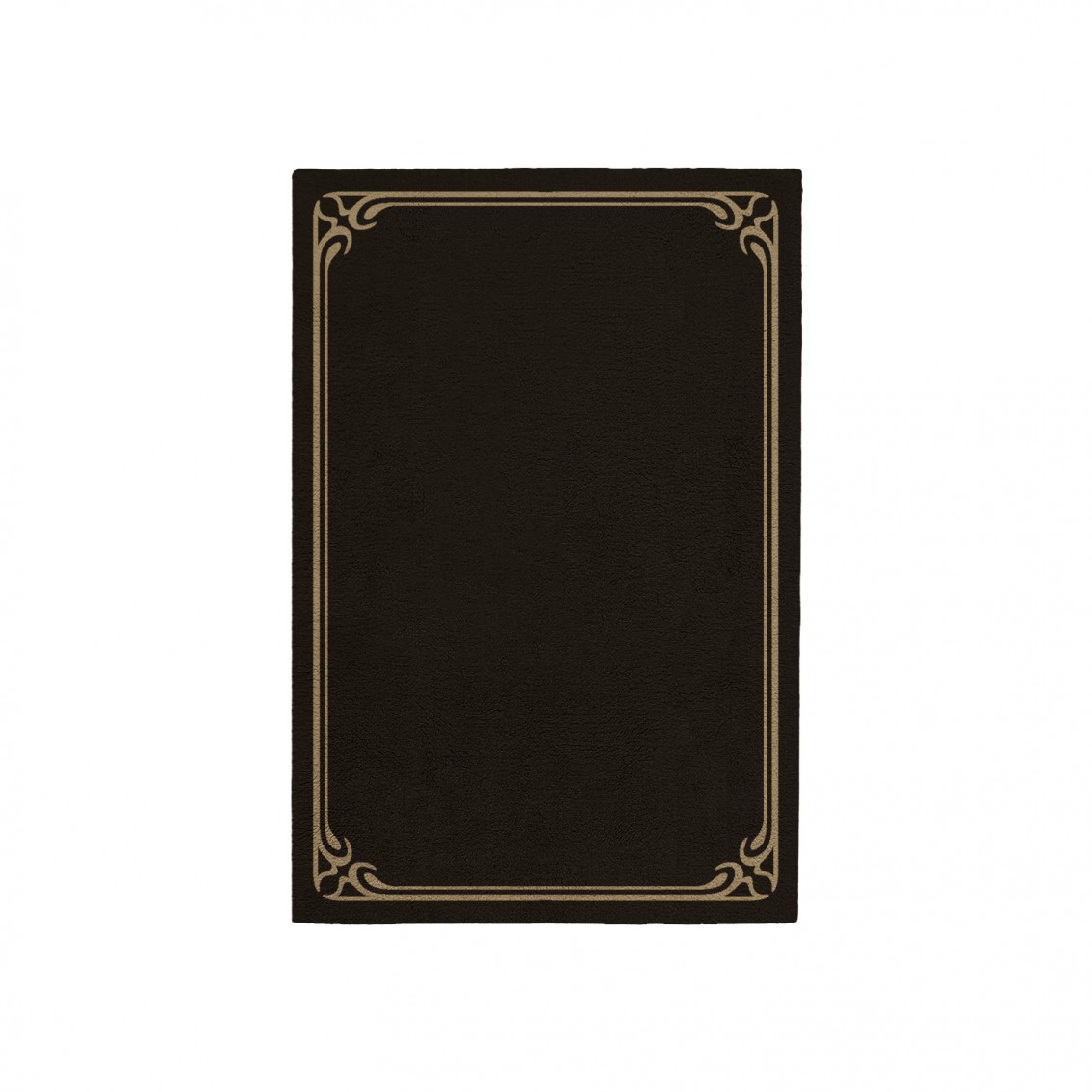 MAJESTIC DEEP BROWN AREA RUG