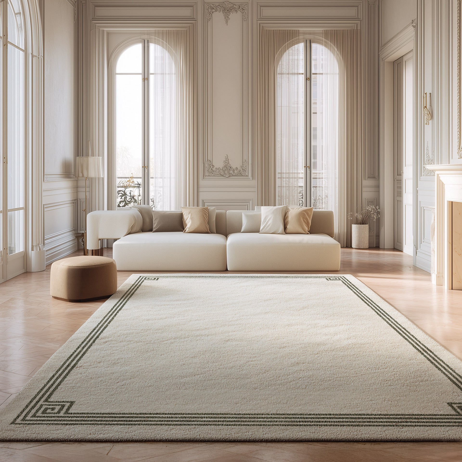 MIRAGE EARTH BROWN AREA RUG