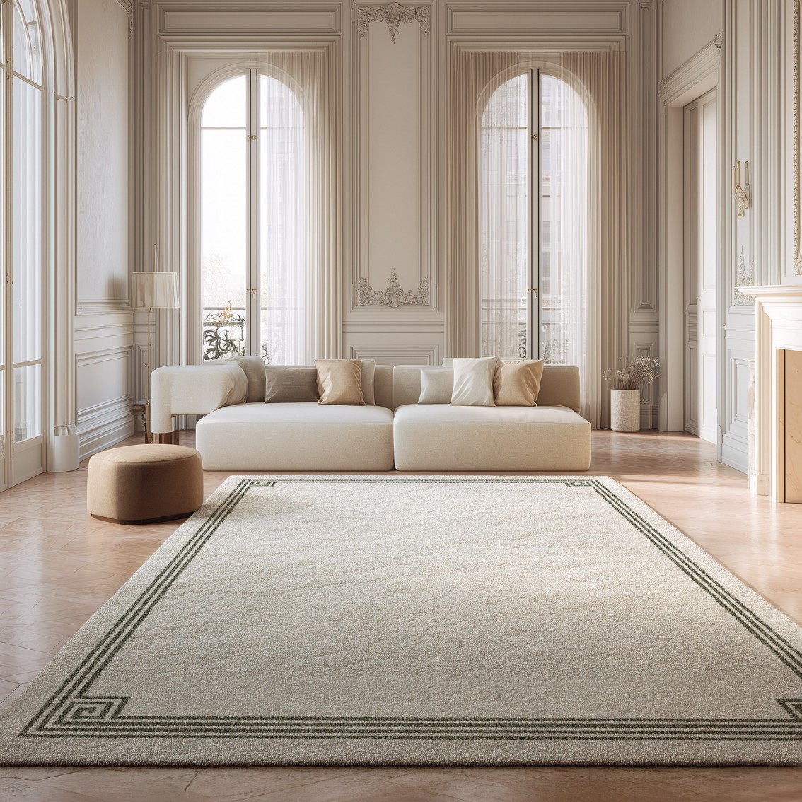 MIRAGE BLACK AREA RUG