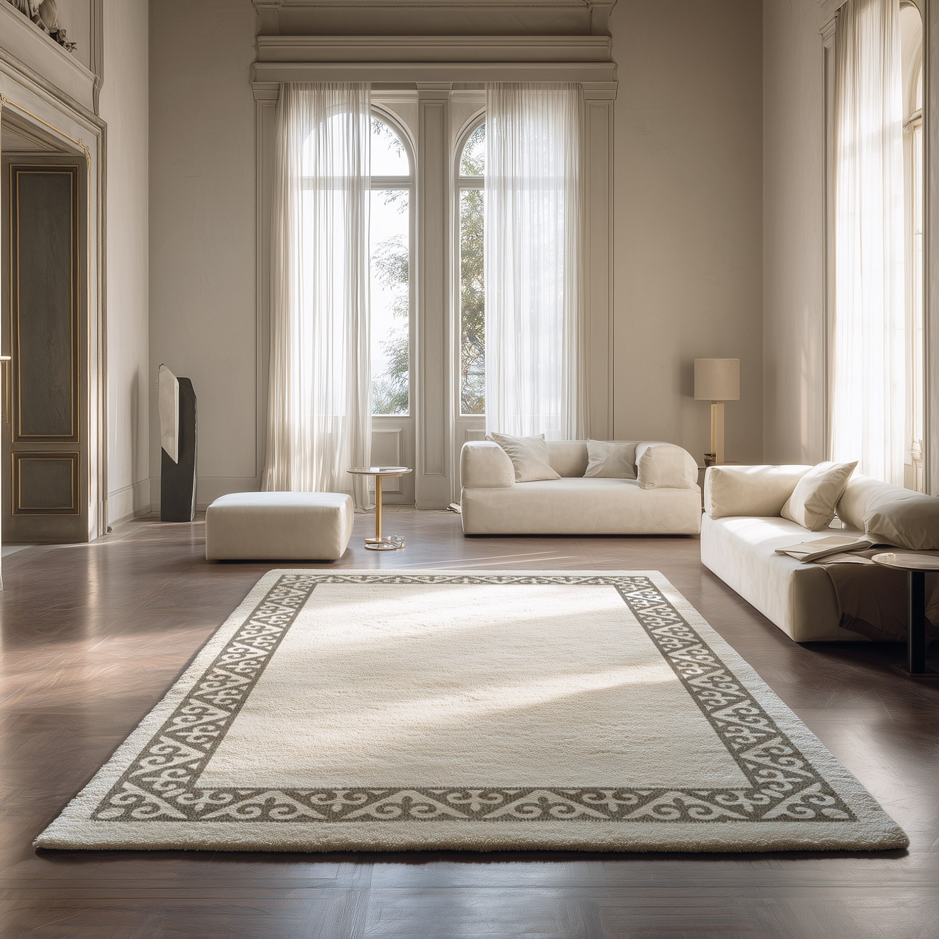 SPLENDOR COOL GRAY AREA RUG