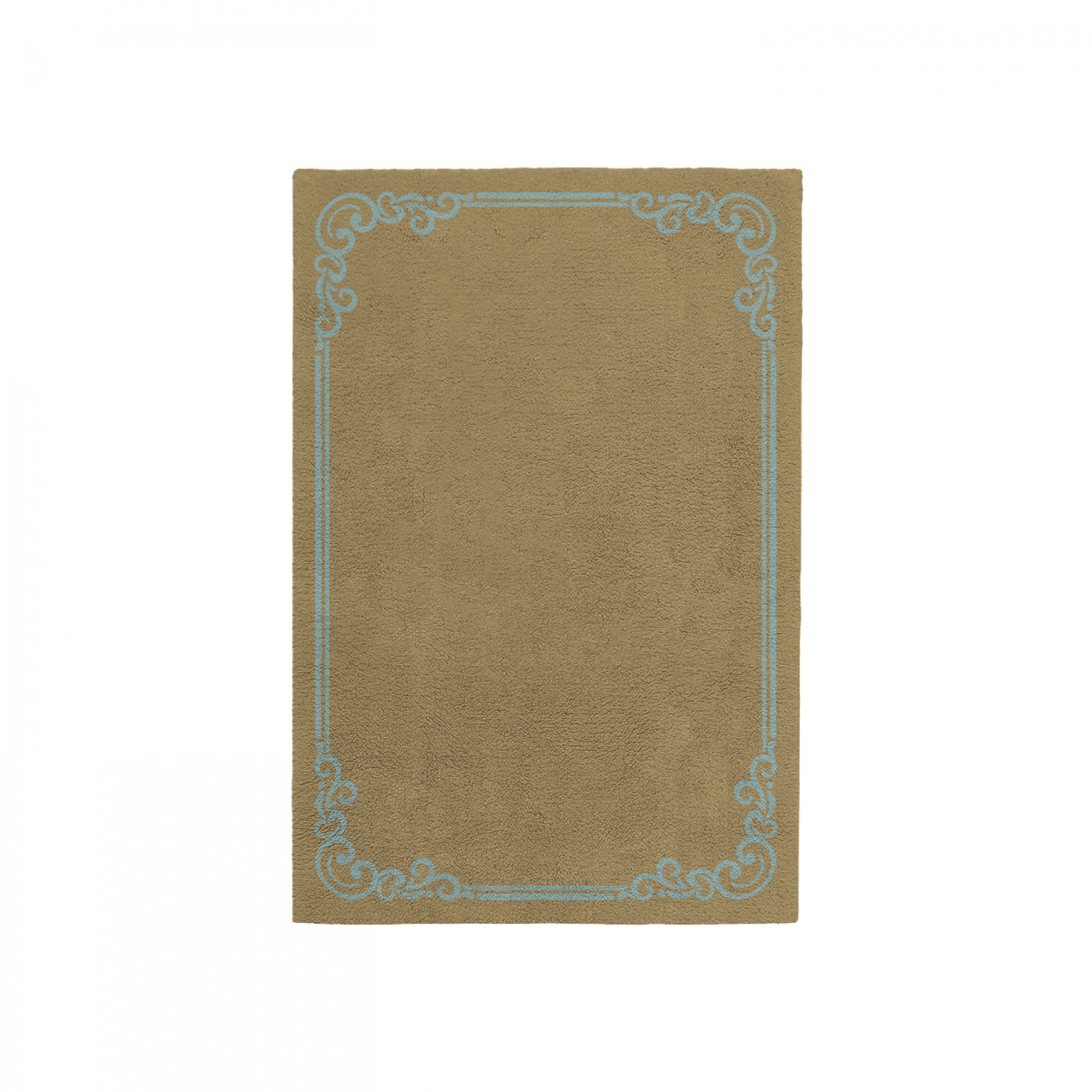 OPULENT GOLDEN BEIGE AREA RUG