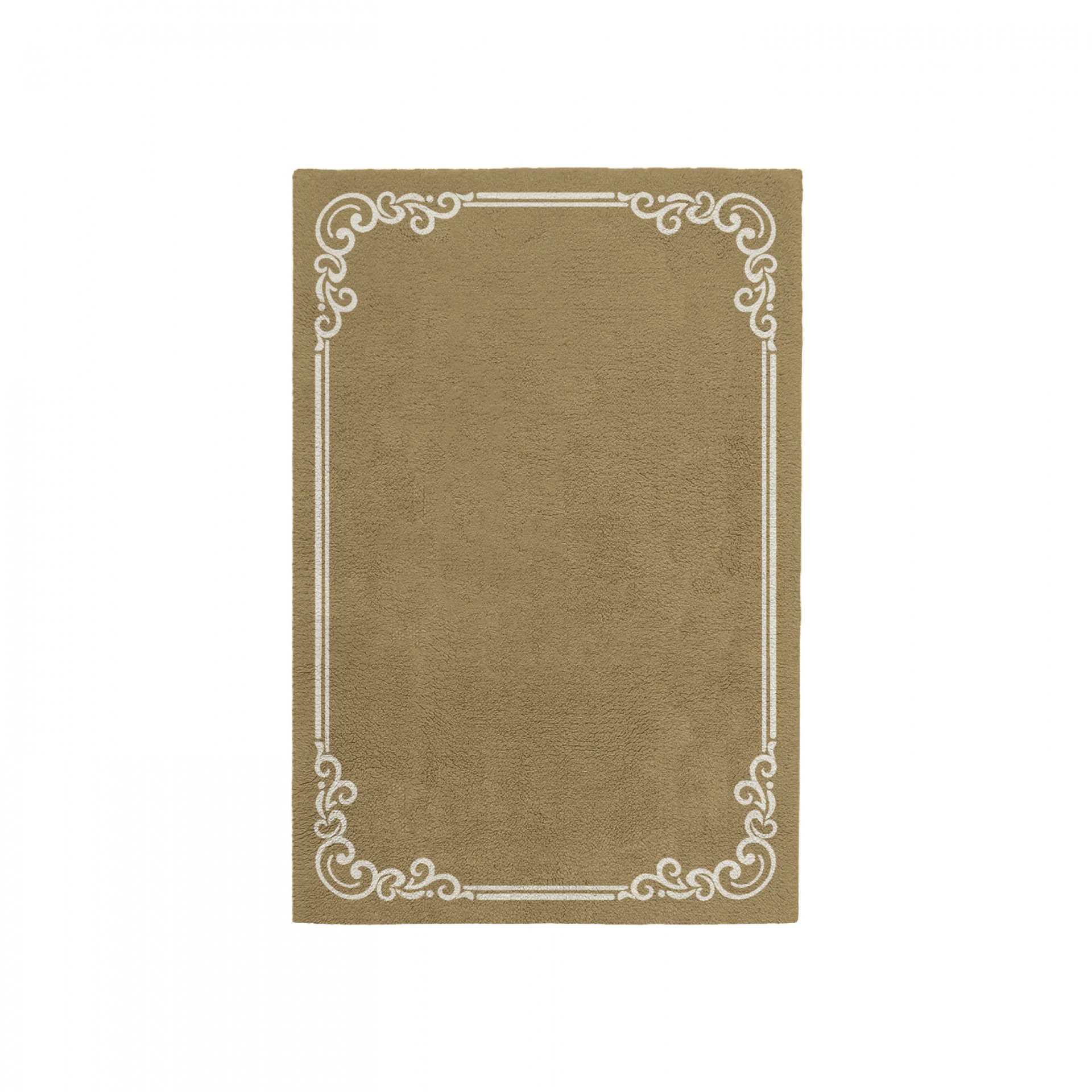 OPULENT GOLDEN BEIGE AREA RUG
