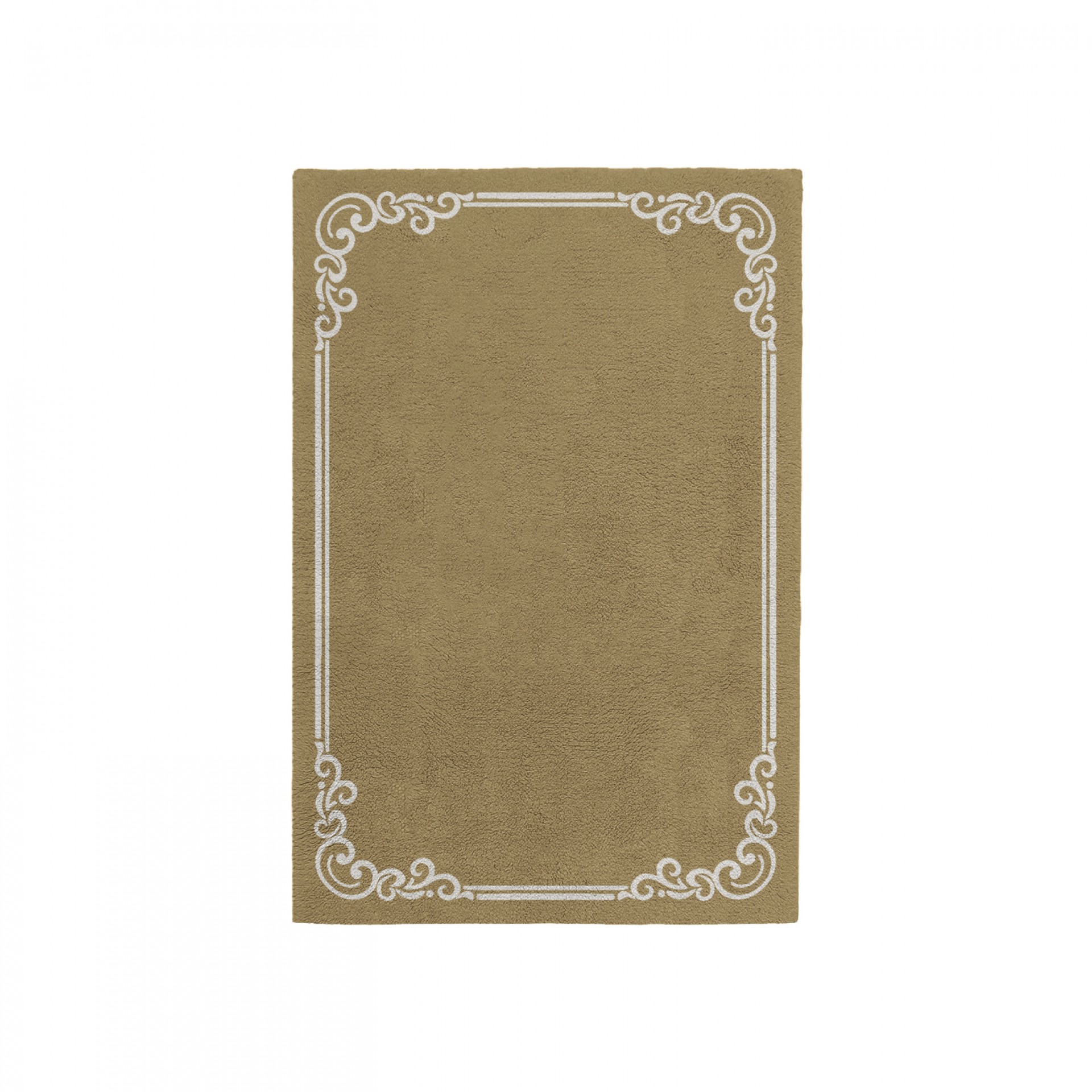 OPULENT GOLDEN BEIGE AREA RUG