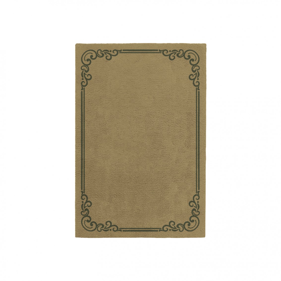 OPULENT GOLDEN BEIGE AREA RUG