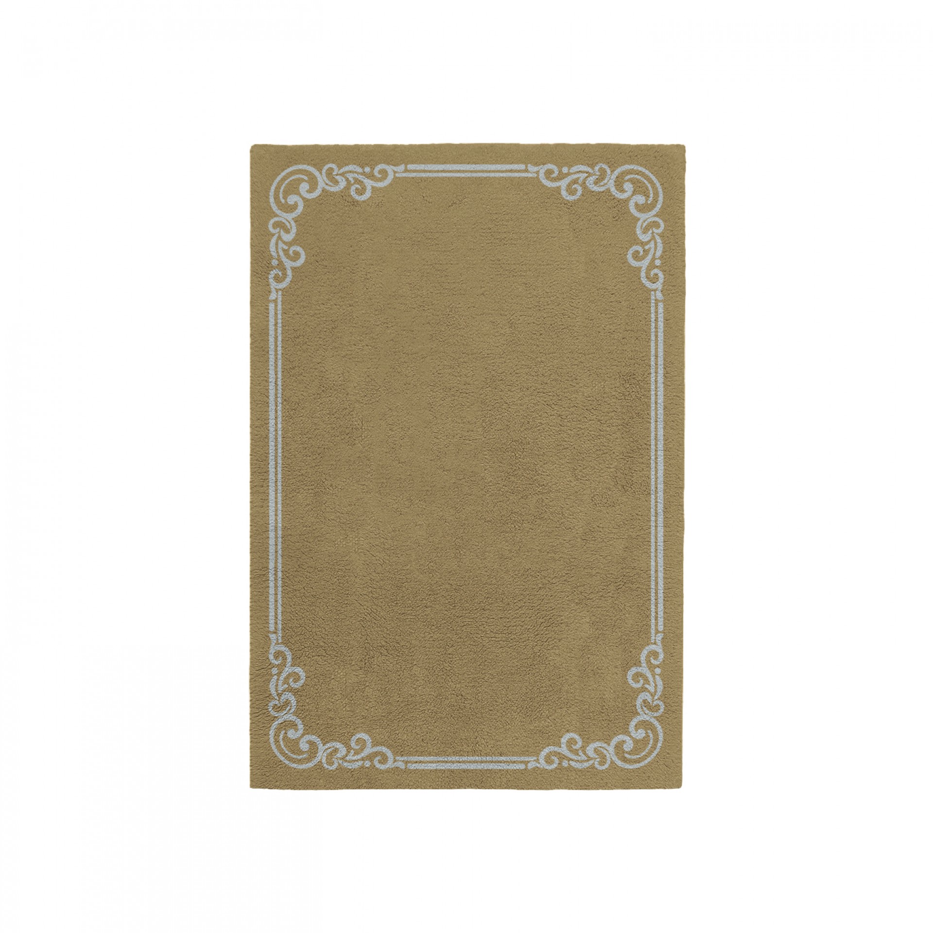 OPULENT GOLDEN BEIGE AREA RUG