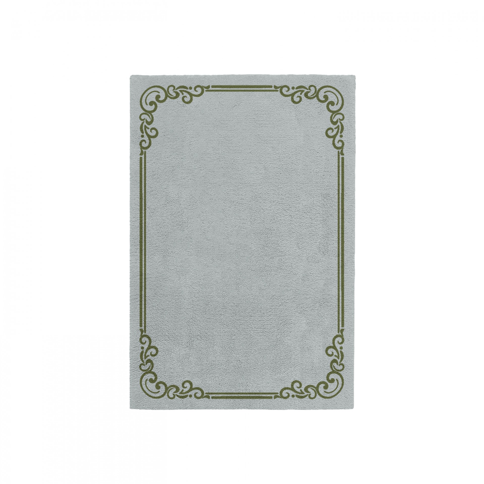 OPULENT COOL GRAY AREA RUG