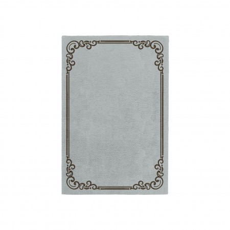 OPULENT COOL GRAY AREA RUG