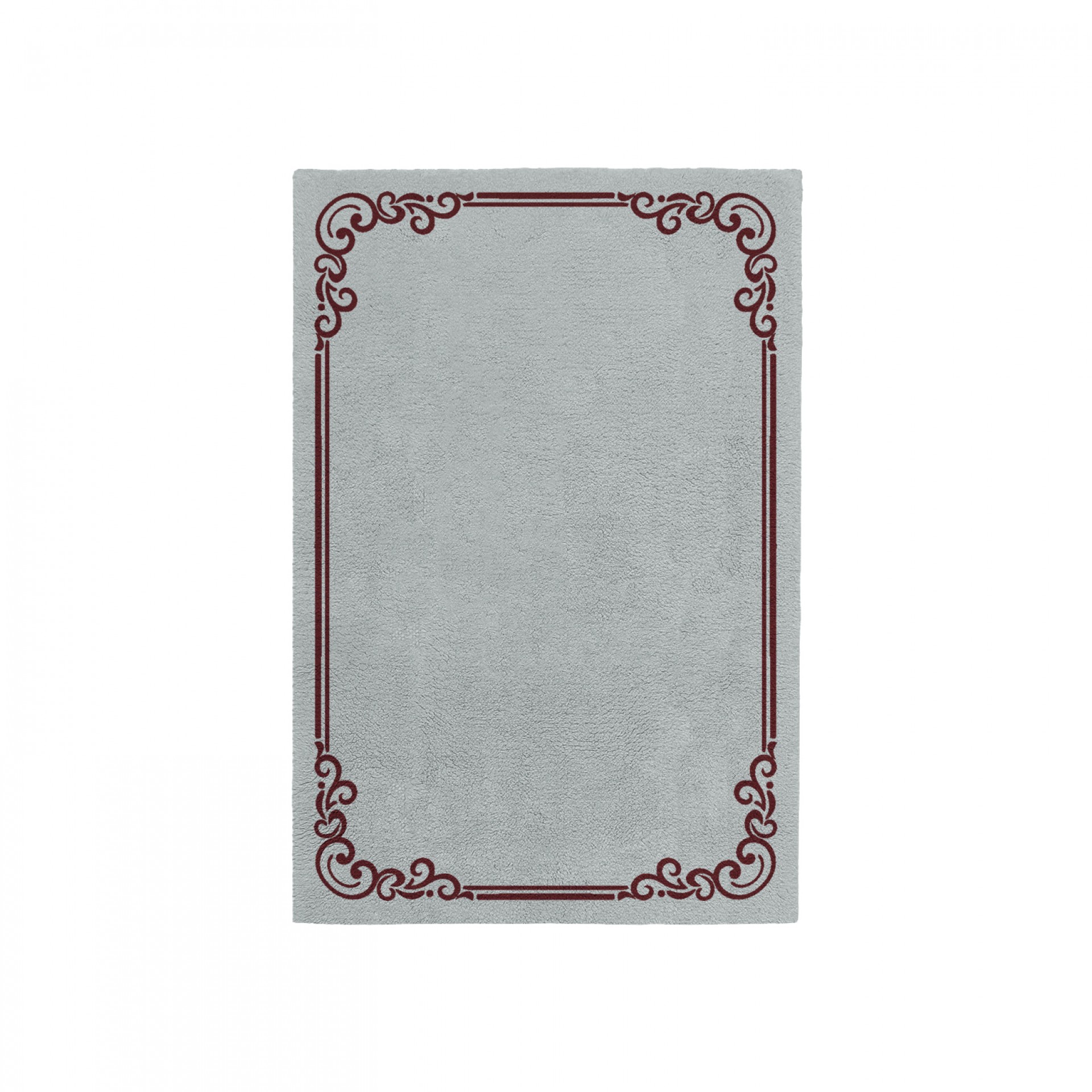 OPULENT COOL GRAY AREA RUG