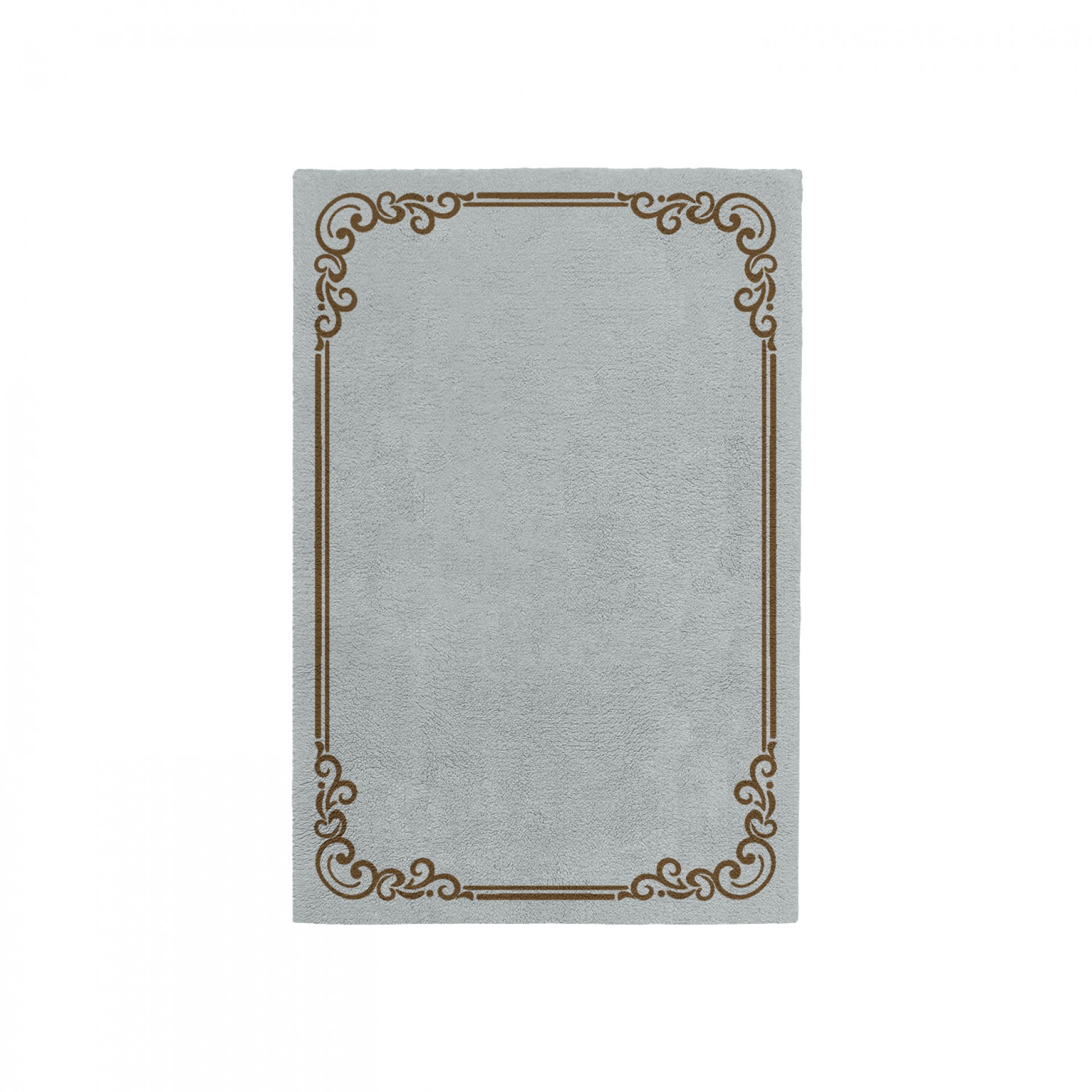 OPULENT COOL GRAY AREA RUG
