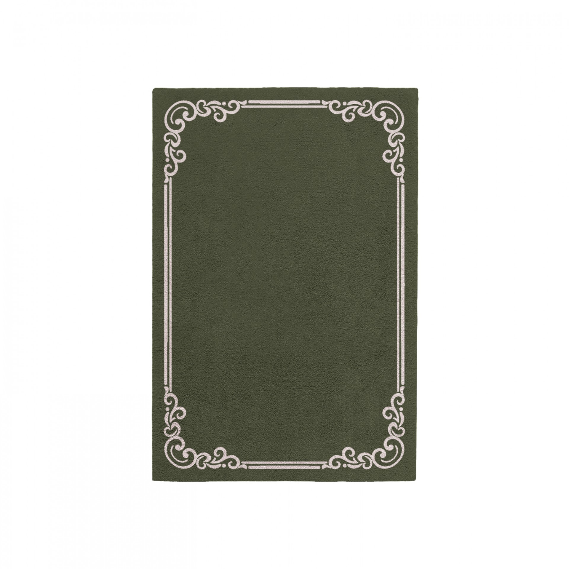 OPULENT EARTH GREEN AREA RUG