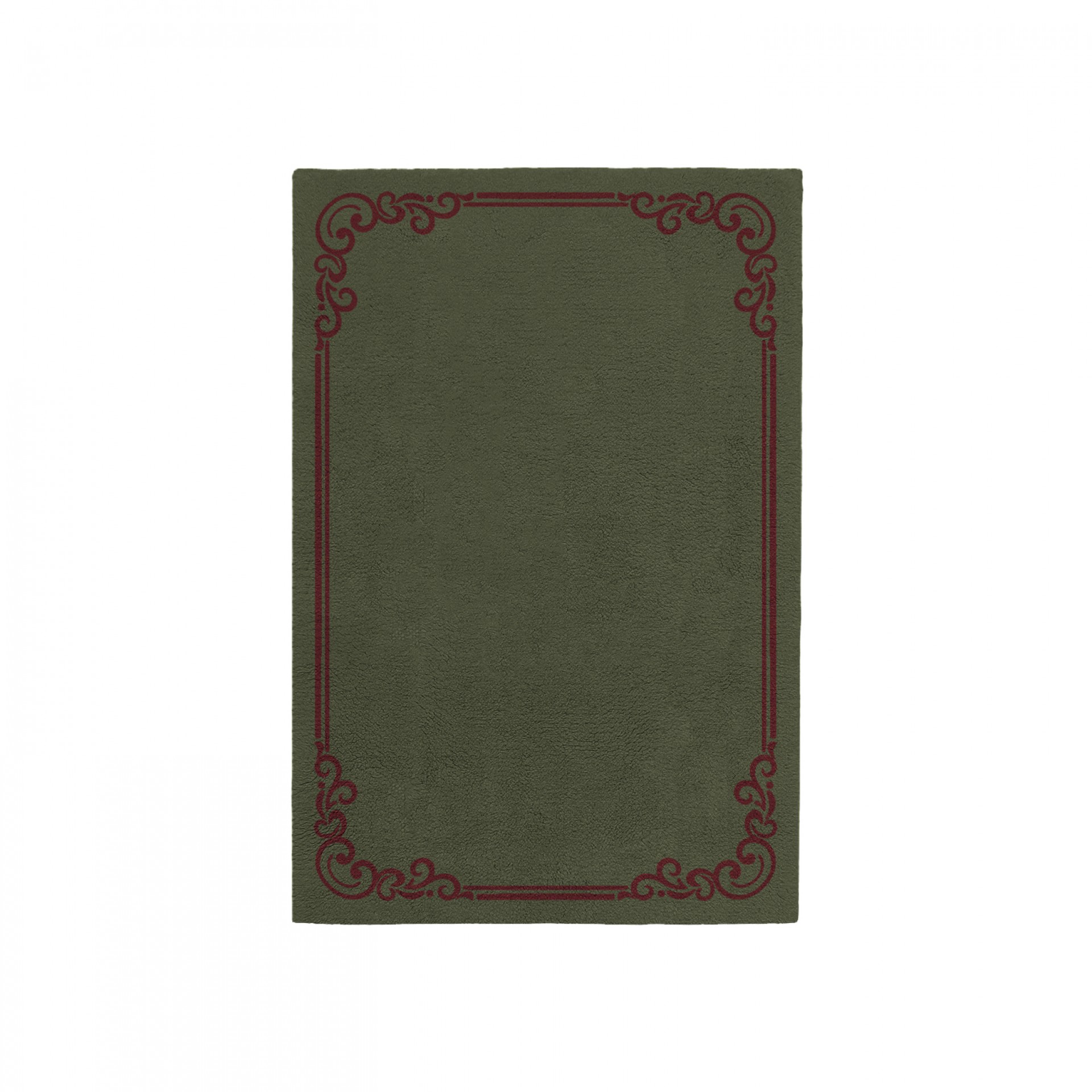 OPULENT EARTH GREEN AREA RUG