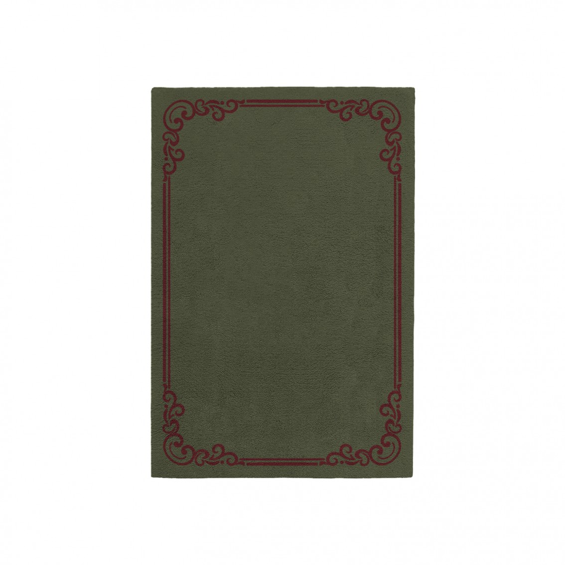 OPULENT EARTH GREEN AREA RUG