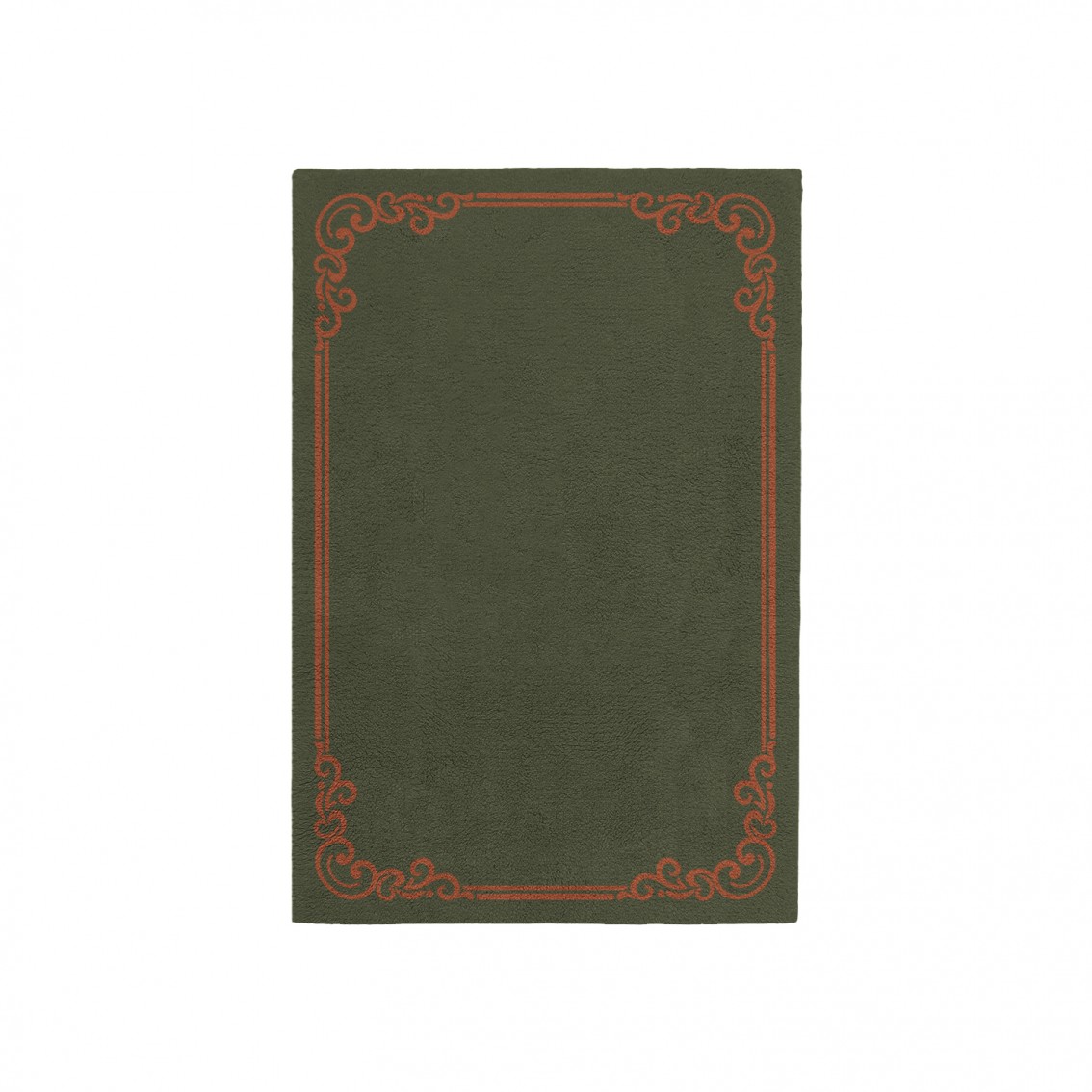 OPULENT EARTH GREEN AREA RUG OPULENT EARTH GREEN AREA RUG